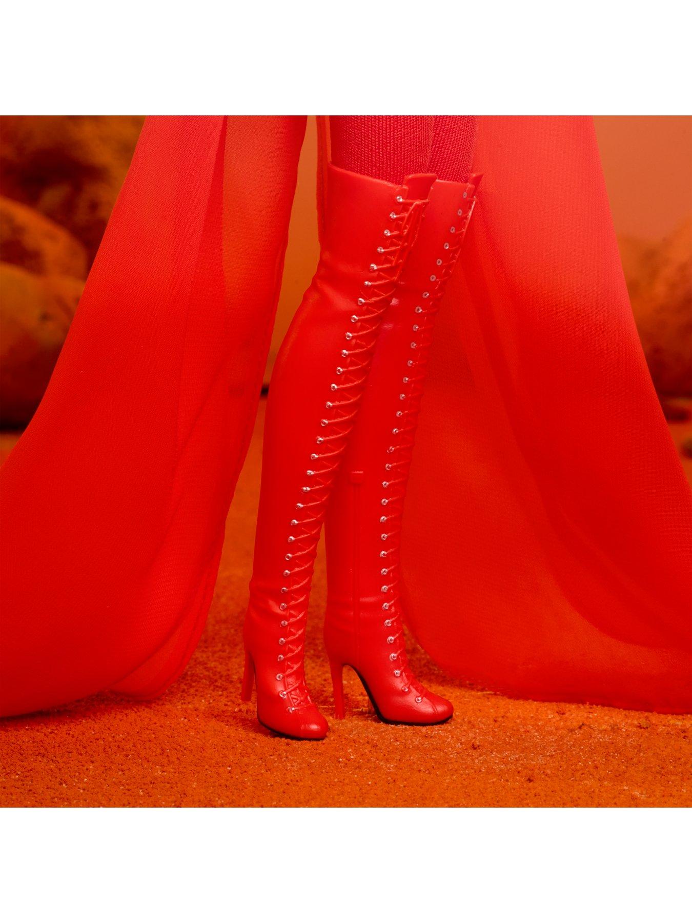Image 5 of 8 of Barbie Signature Kylie Minogue Collectible Doll in Red &ldquo;Padam Padam&rdquo; Music Video Outfit
