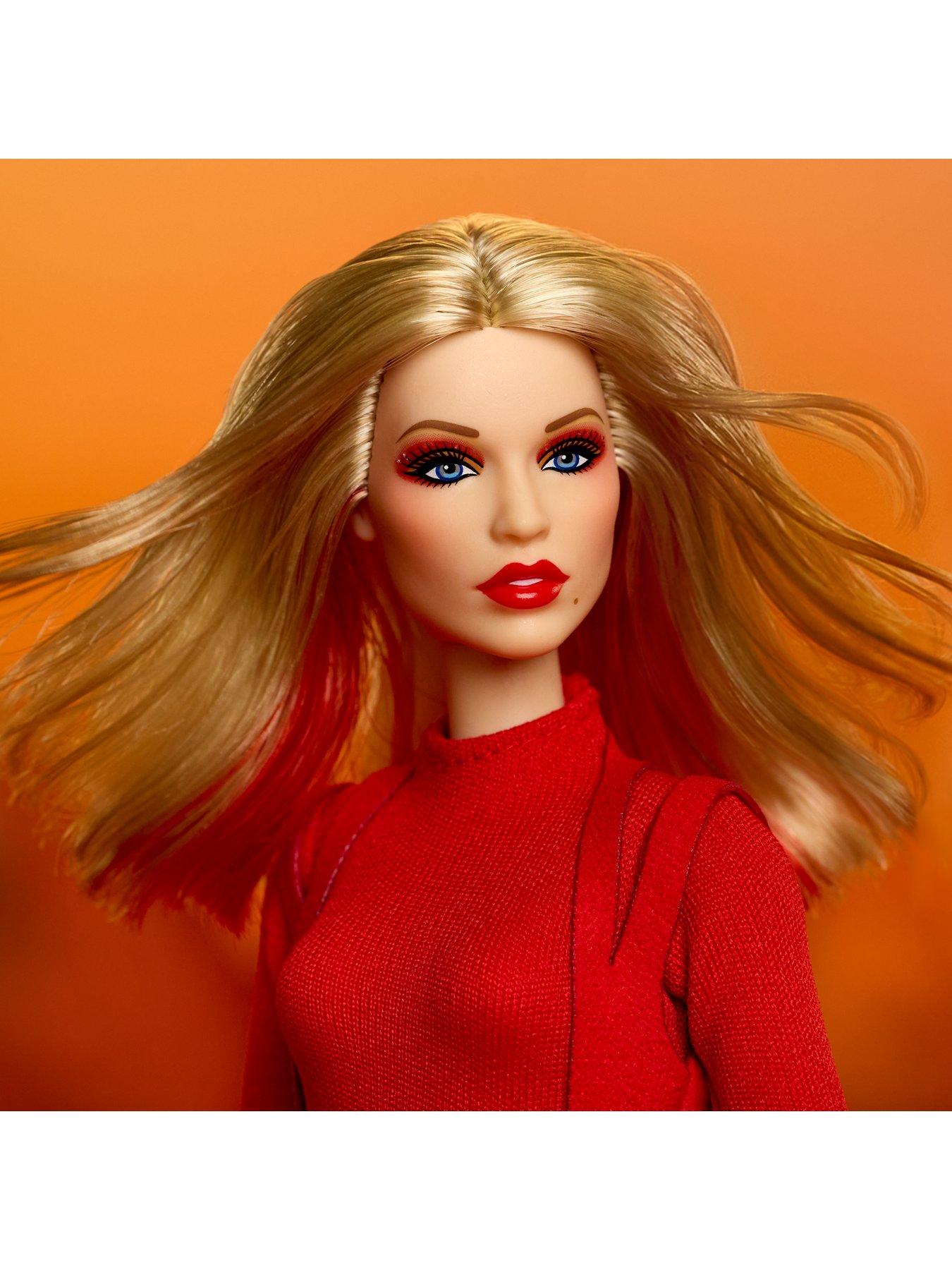 Image 6 of 8 of Barbie Signature Kylie Minogue Collectible Doll in Red &ldquo;Padam Padam&rdquo; Music Video Outfit