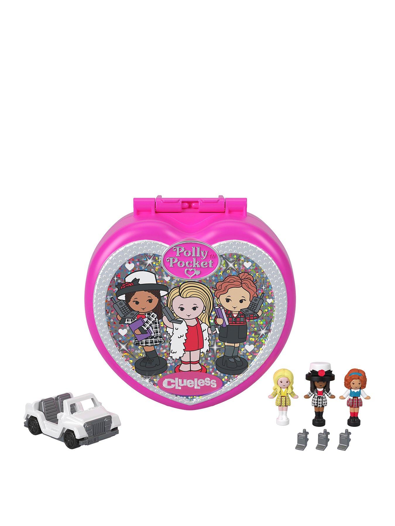 Polly Pocket Clueless Collector Compact Micro Dolls and Playset