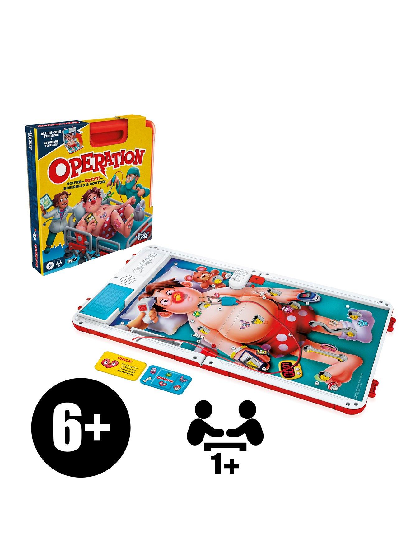 Image 1 of 7 of Hasbro Classic Operation Electronic Board Game
