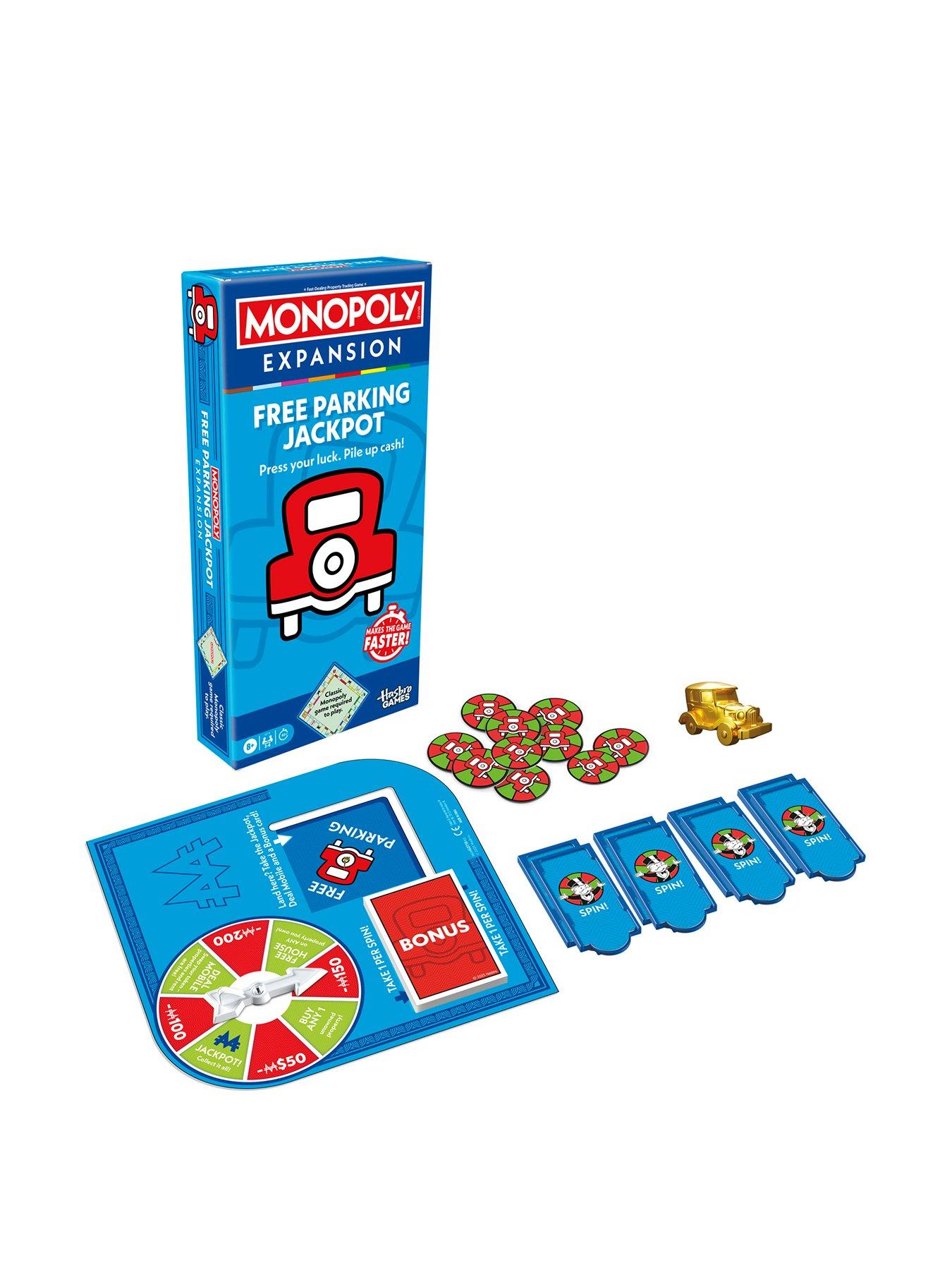 Monopoly Free Parking Jackpot Expansion Set for the Classic Game