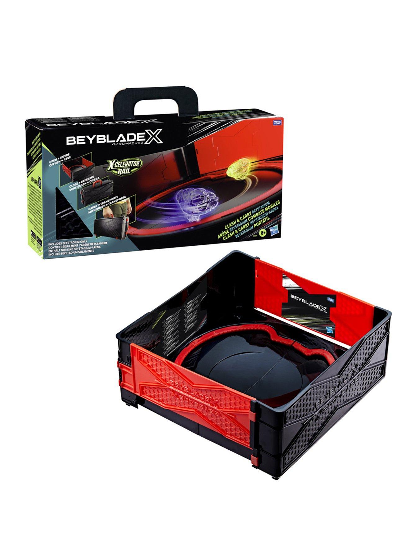 Image 1 of 7 of Beyblade Beyblade X Clash and Carry Beystadium Battle Arena