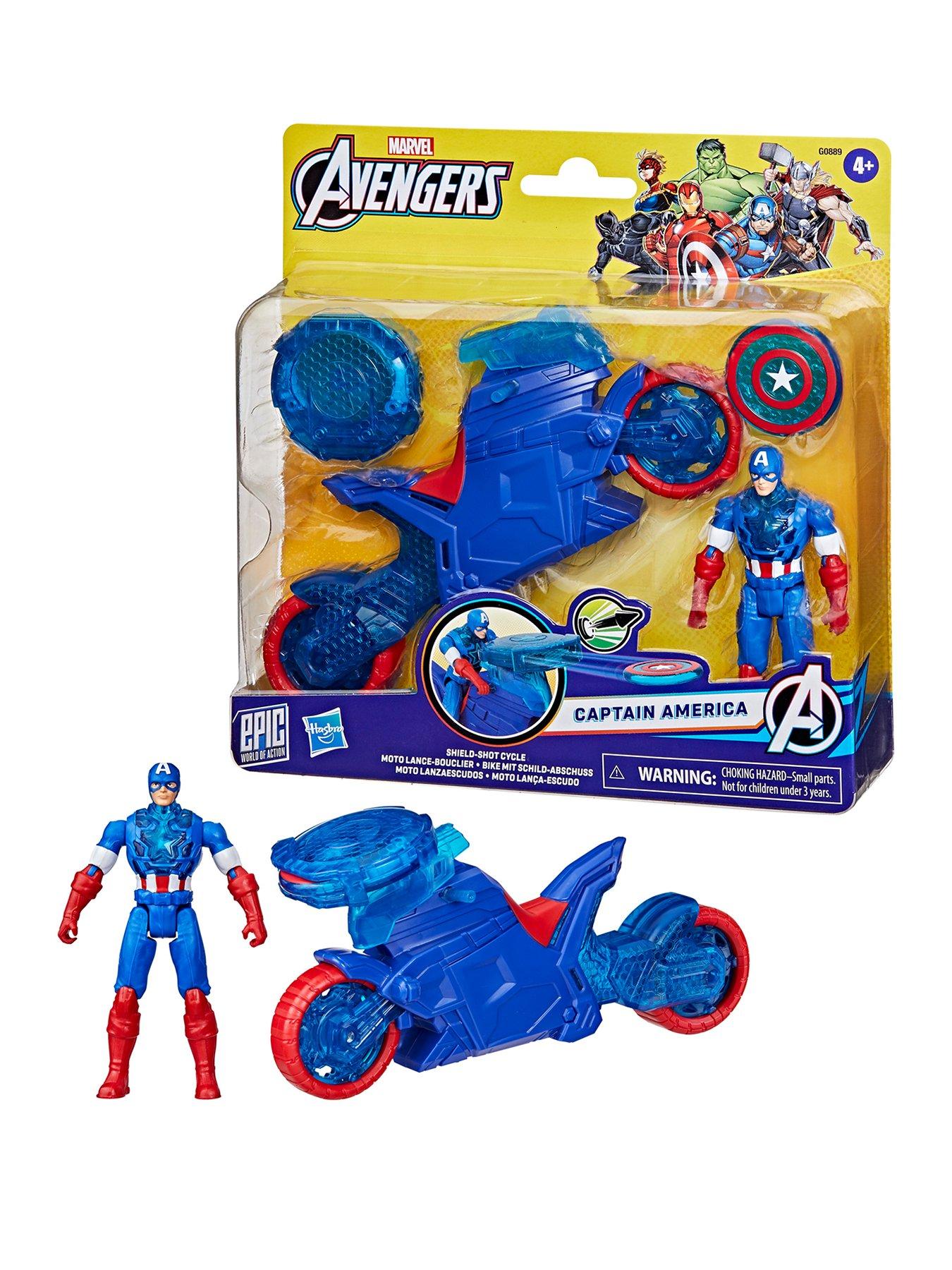 Marvel Avengers Marvel Avengers Epic World of Action Captain America Shield-Shot Cycle