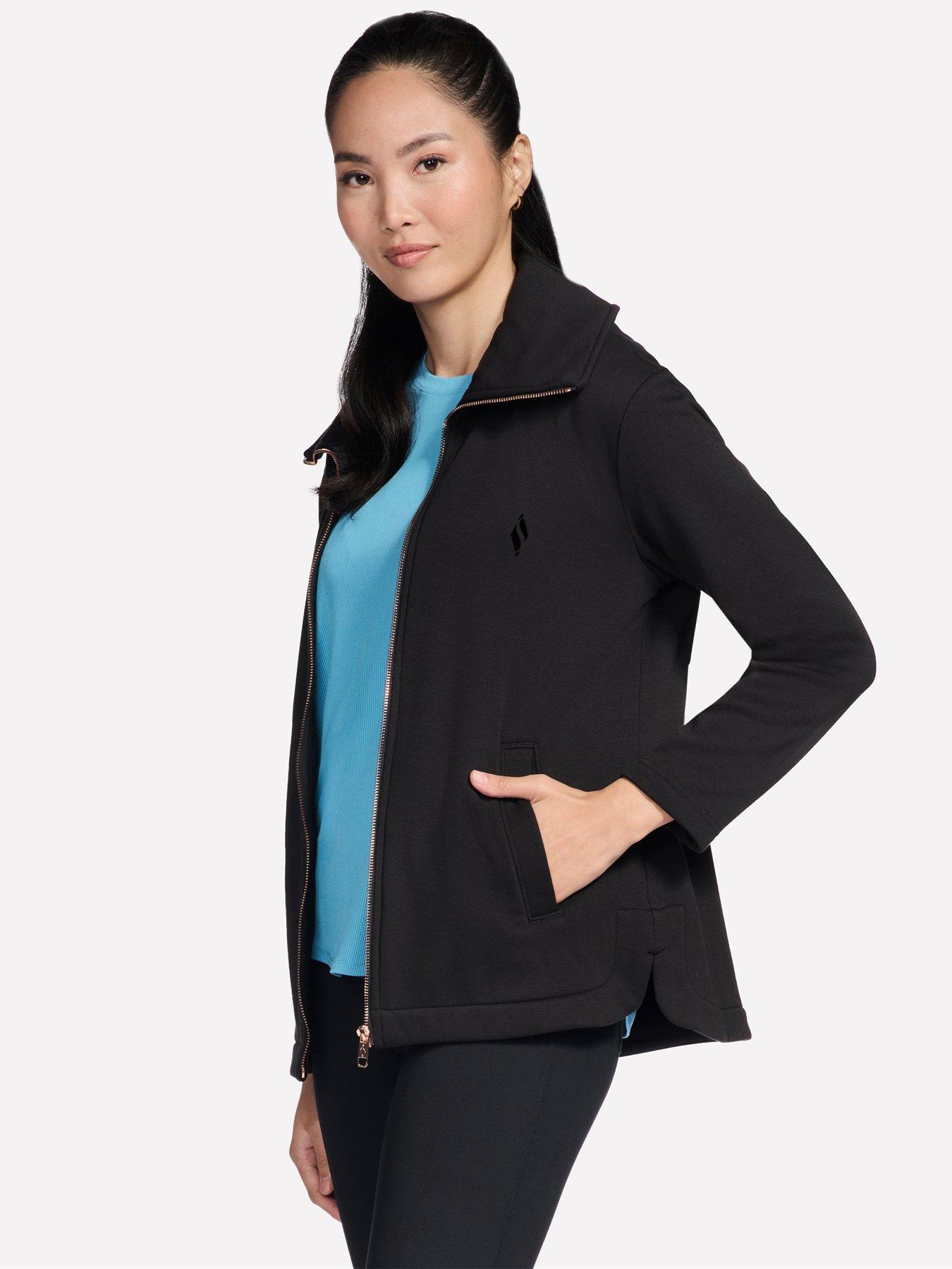 skechers-go-snuggle-full-zip-jacket-blackoutfit