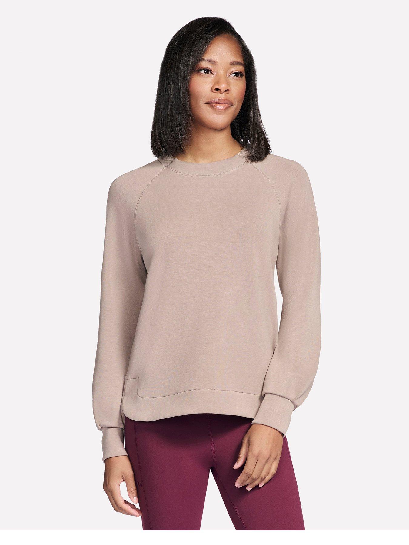skechers-skechluxe-elevate-crewneck-sweatshirt-taupefront