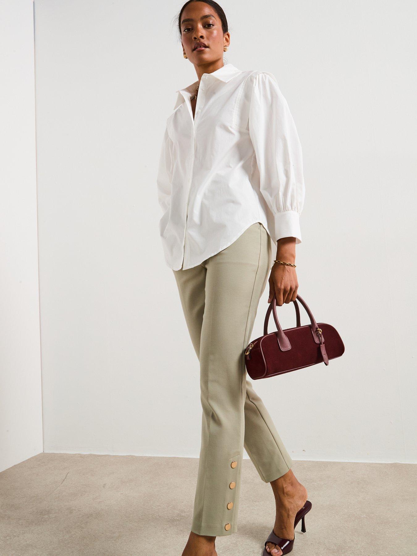 v-by-very-balloon-sleeve-cotton-button-through-shirt-whiteback