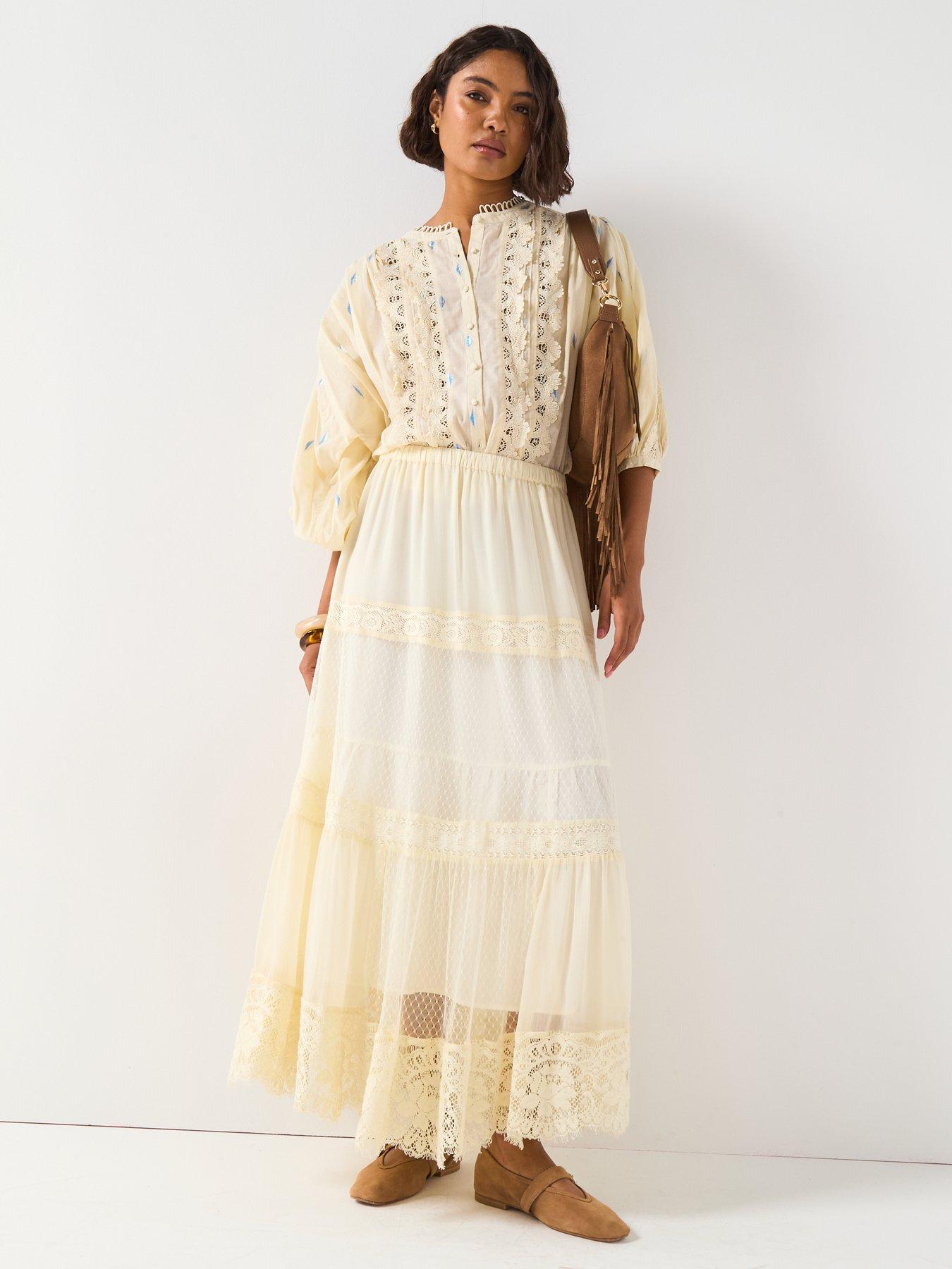 v-by-very-lace-insert-balloon-sleeve-foil-blouse-creamback