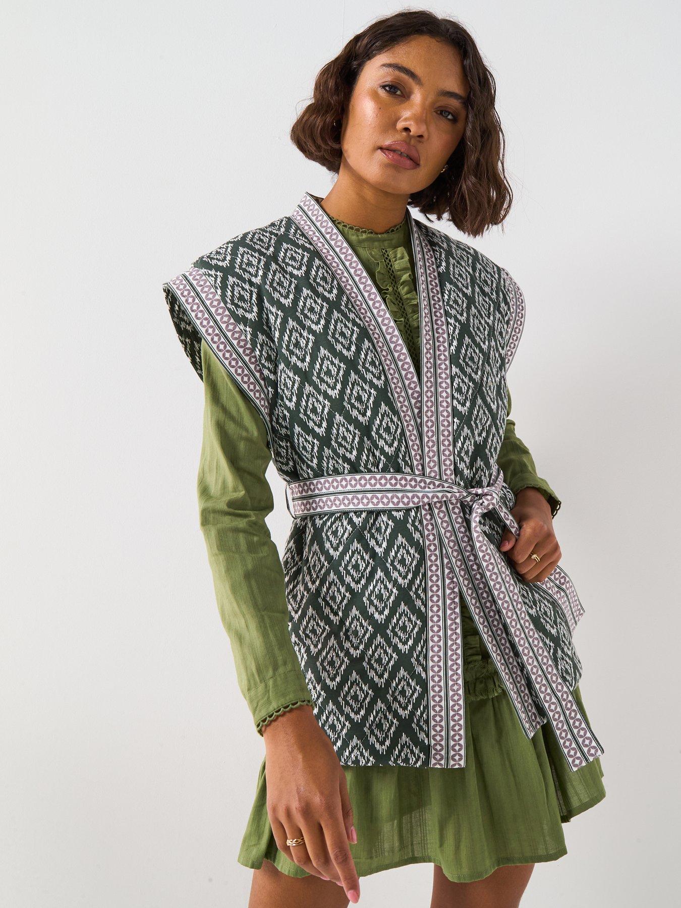 Image of V by Very Printed Wrap Gillet