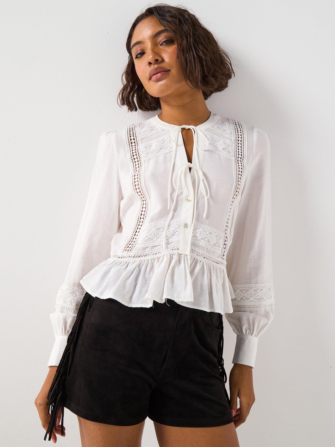 V by Very Lace And Ladder Insert Tiered