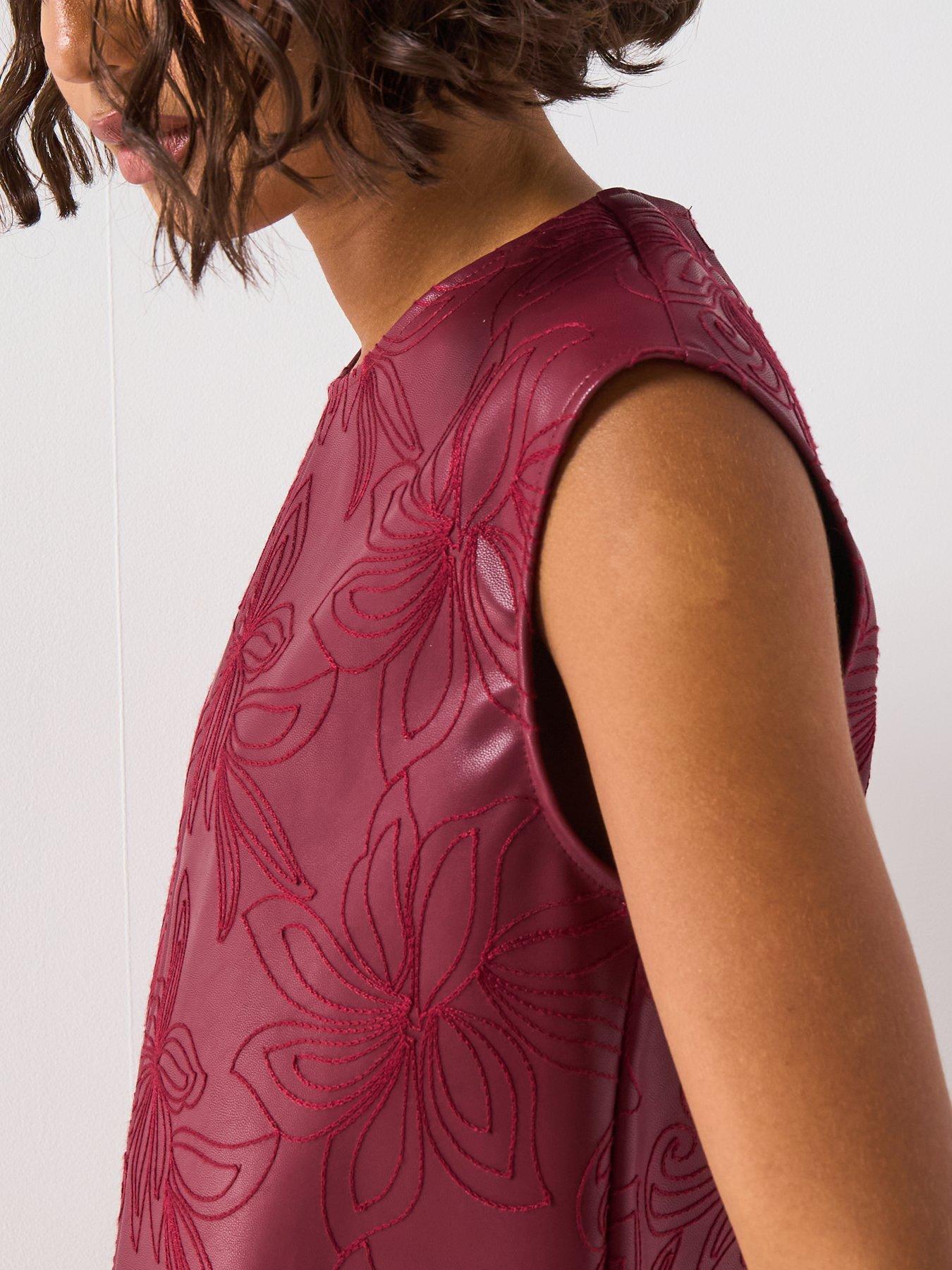 v-by-very-embroidered-pu-blouse-burgundyoutfit