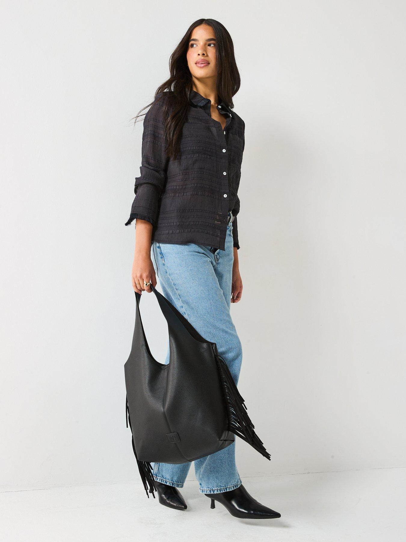 v-by-very-fringe-collar-blouse-blackback