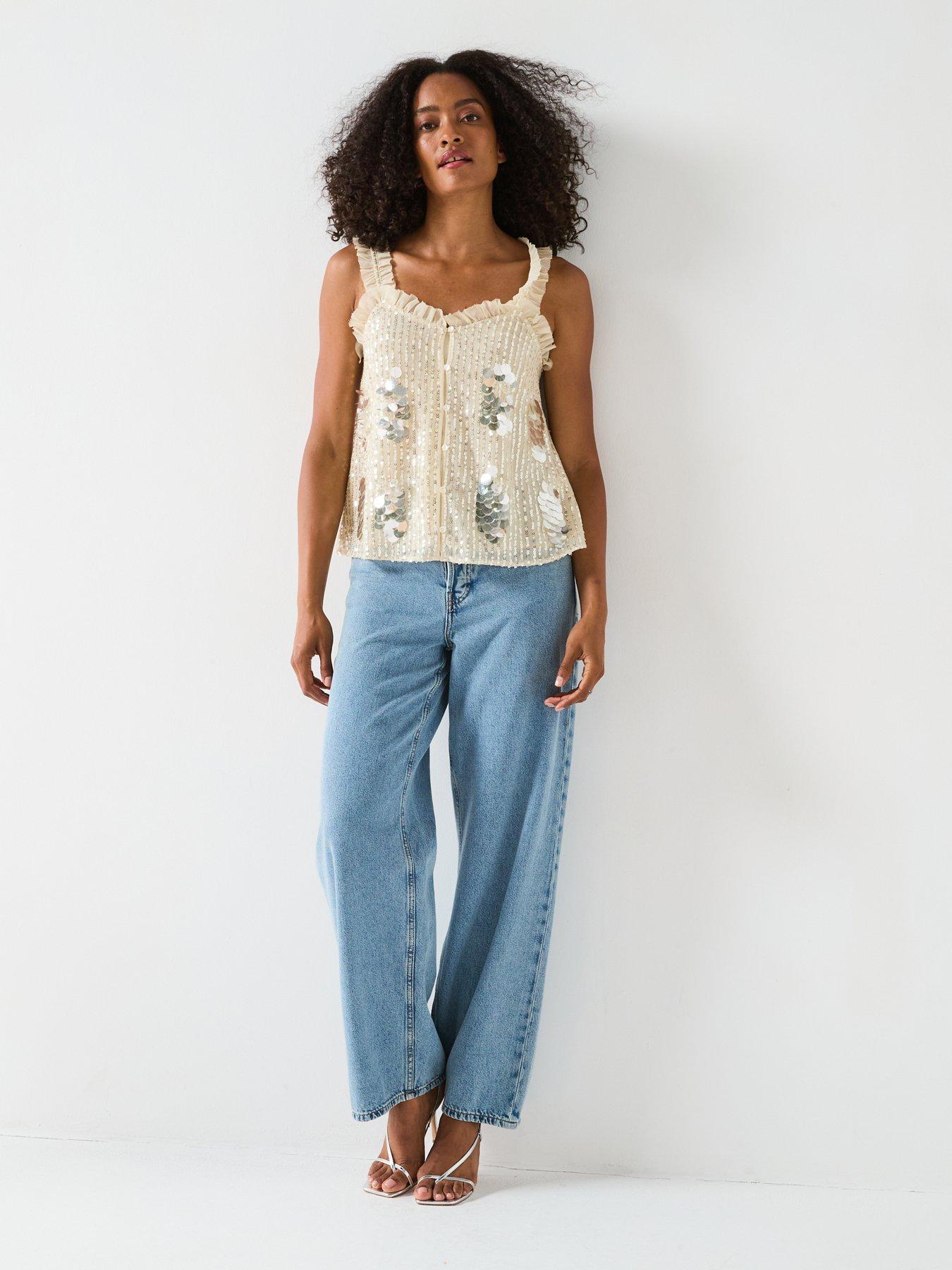 v-by-very-embellished-button-through-cami-nudeback