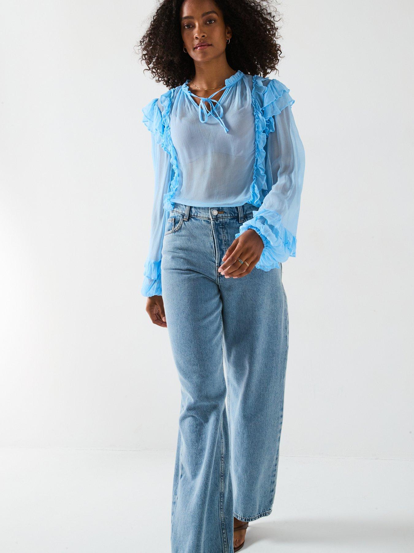 v-by-very-seersucker-ruffle-blouse-blueback