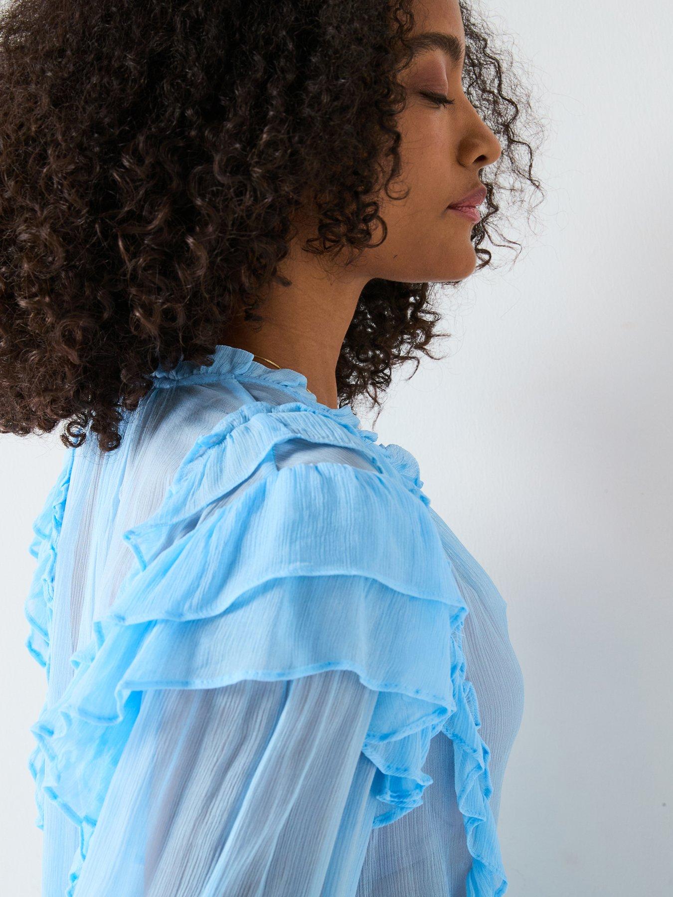 v-by-very-seersucker-ruffle-blouse-blueoutfit