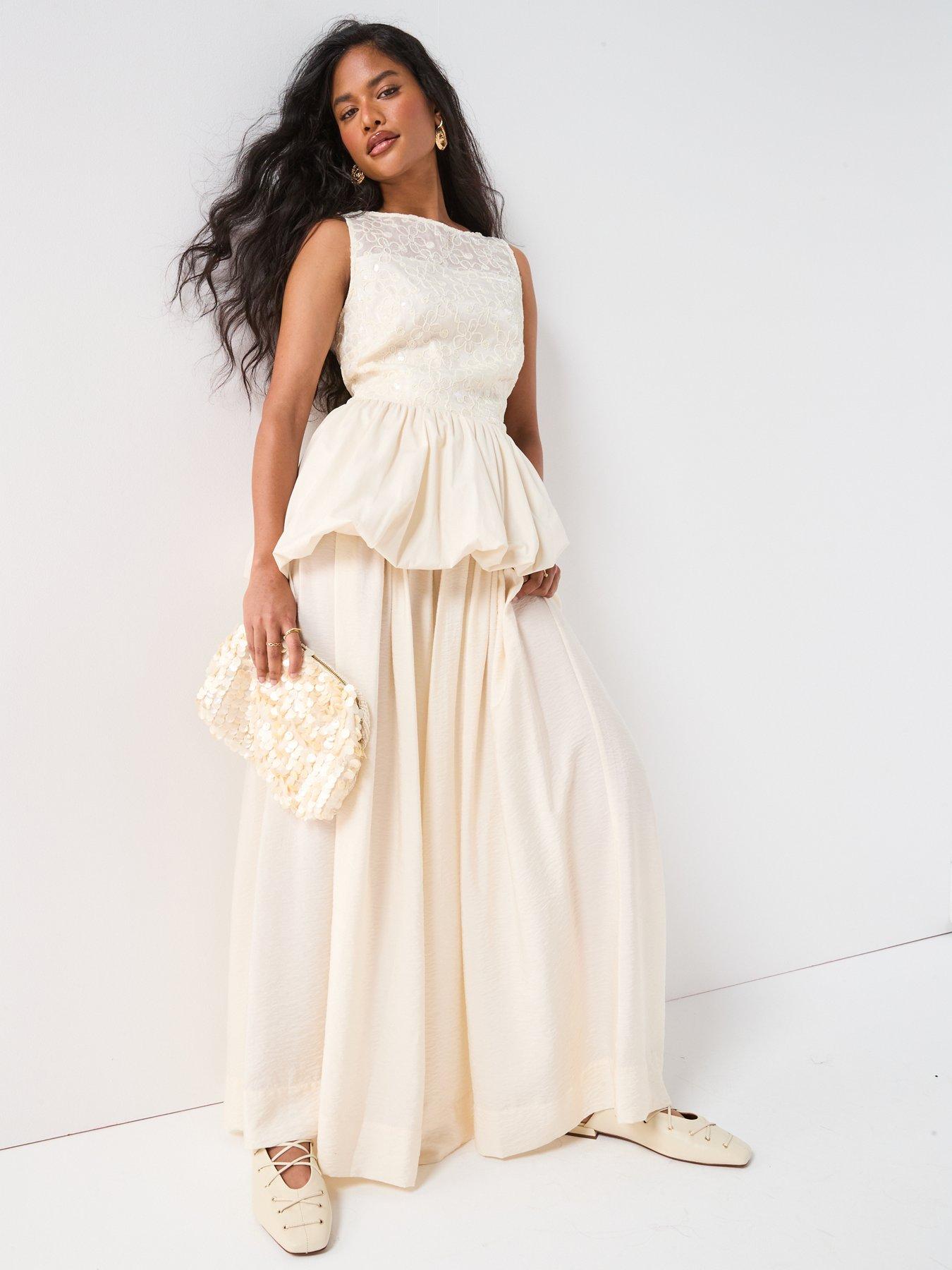 v-by-very-flower-puffball-blouse-whiteback