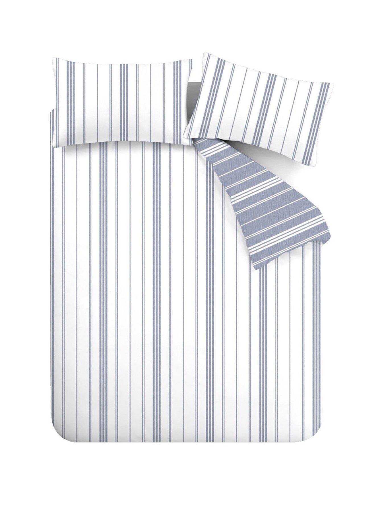 catherine-lansfield-harbour-stripe-duvet-set--singlestillFront