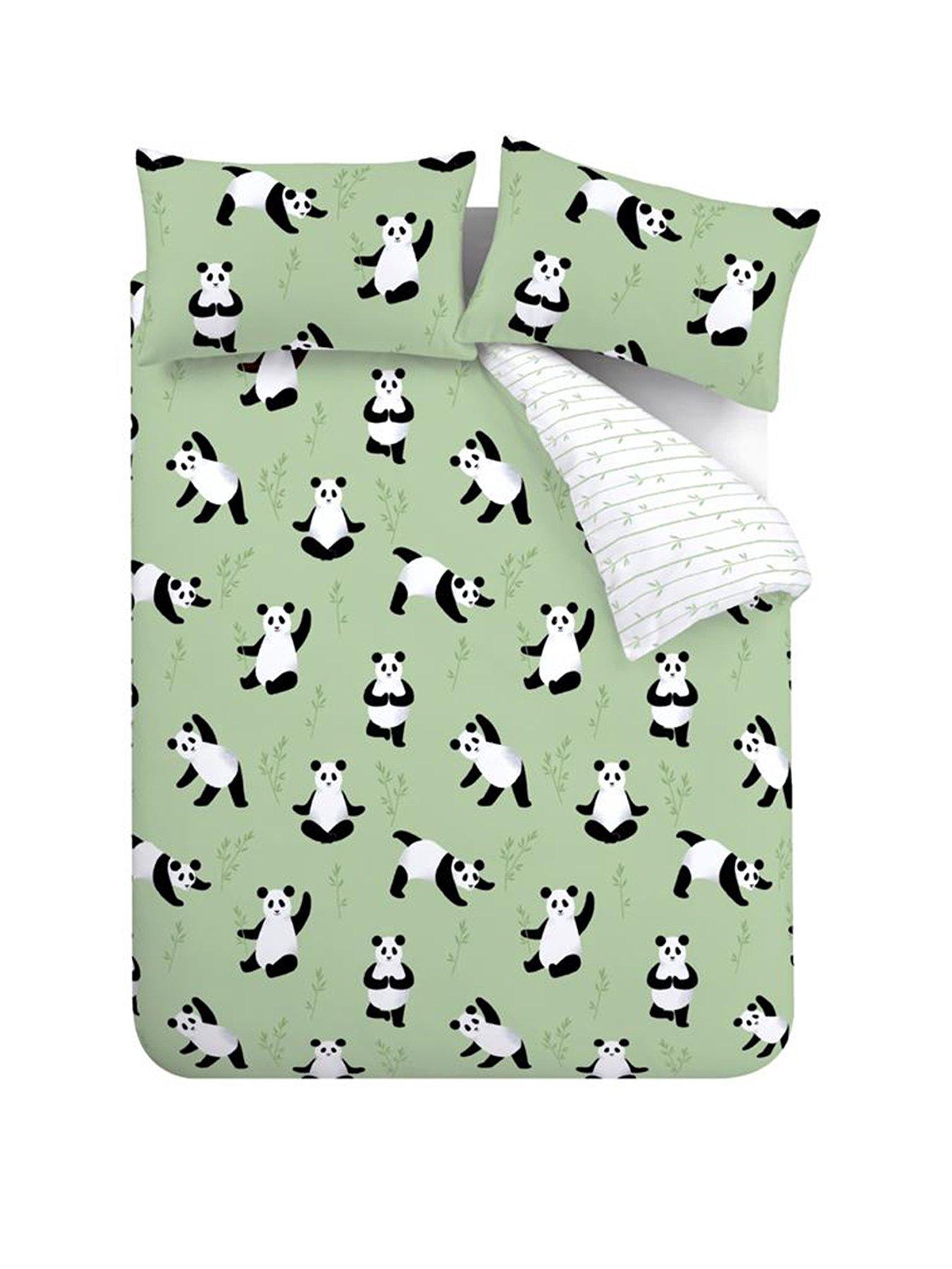 Image 2 of 6 of Catherine Lansfield Panda Paws Duvet Cover Set