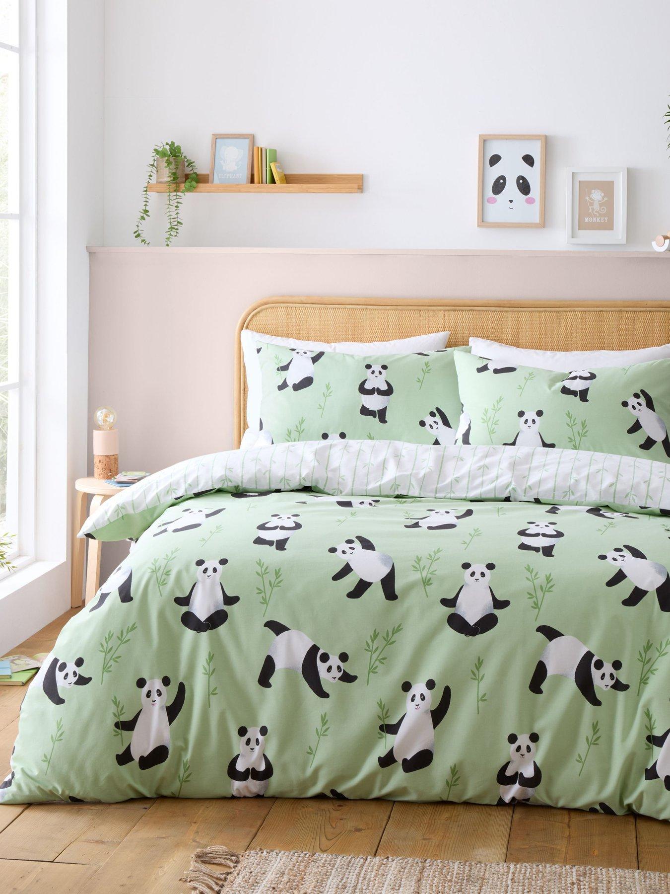 Image 3 of 6 of Catherine Lansfield Panda Paws Duvet Cover Set