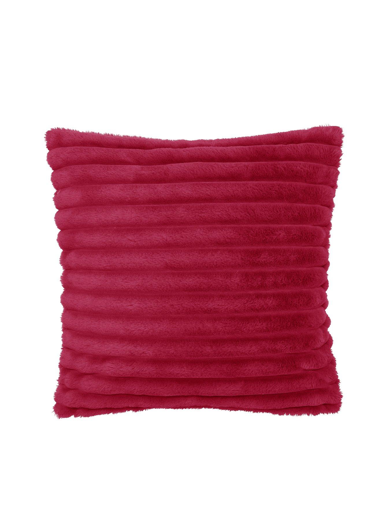 undefined Cosy Ribbed Cushion - Black