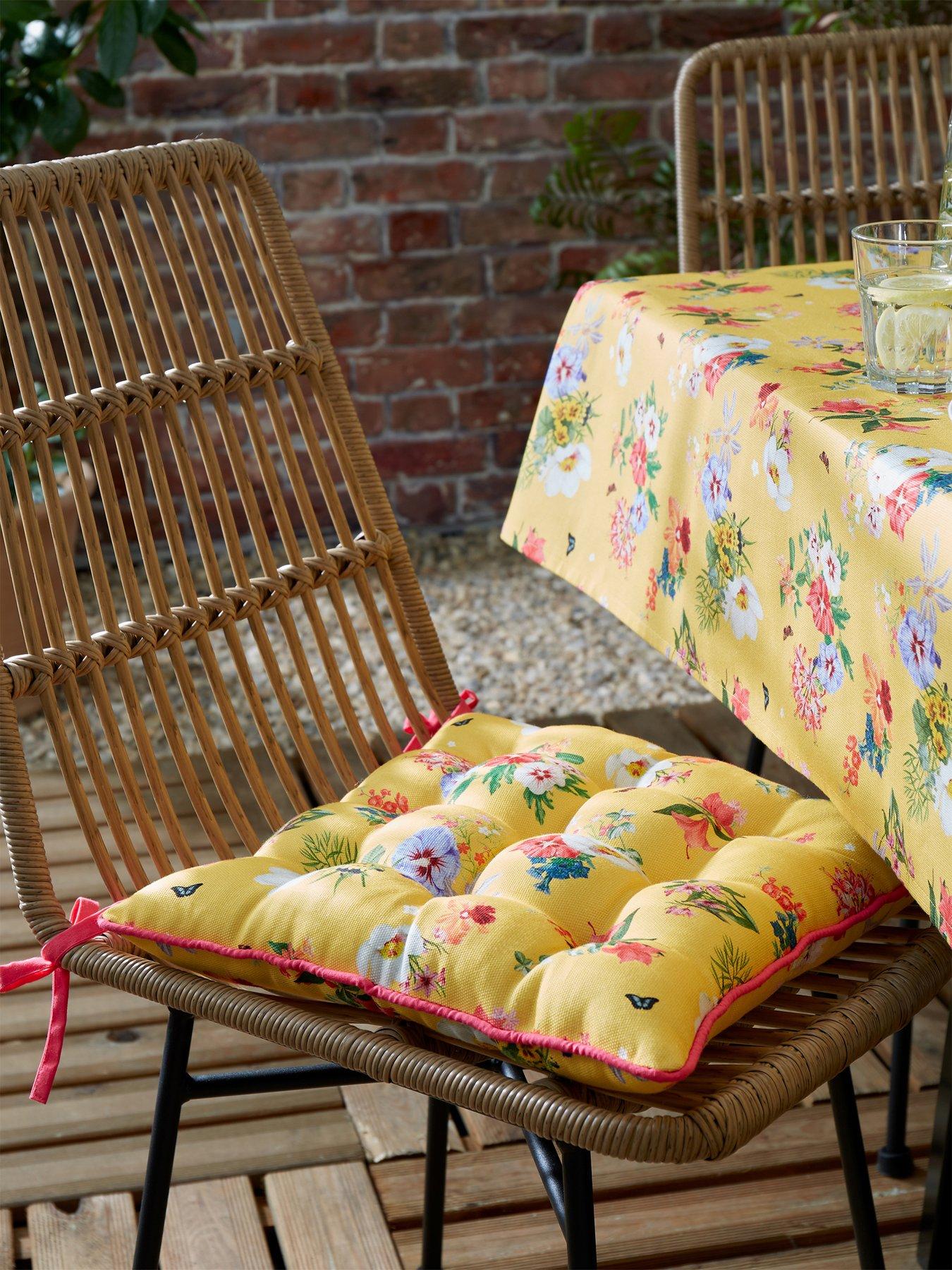 undefined Exotic 100% Cotton Garden Seat Pad