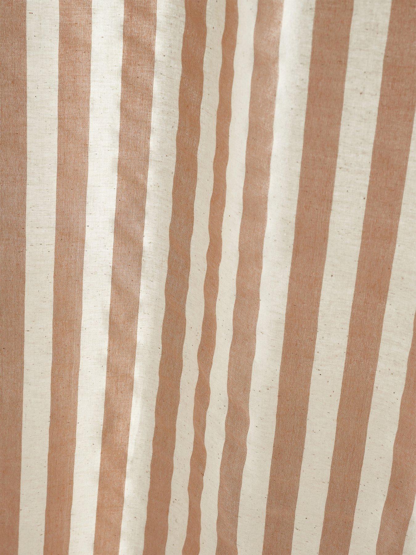 Image 4 of 4 of Pineapple Elephant Zanzibar Yarn Dyed Stripe Tie Top Single Panel Voile