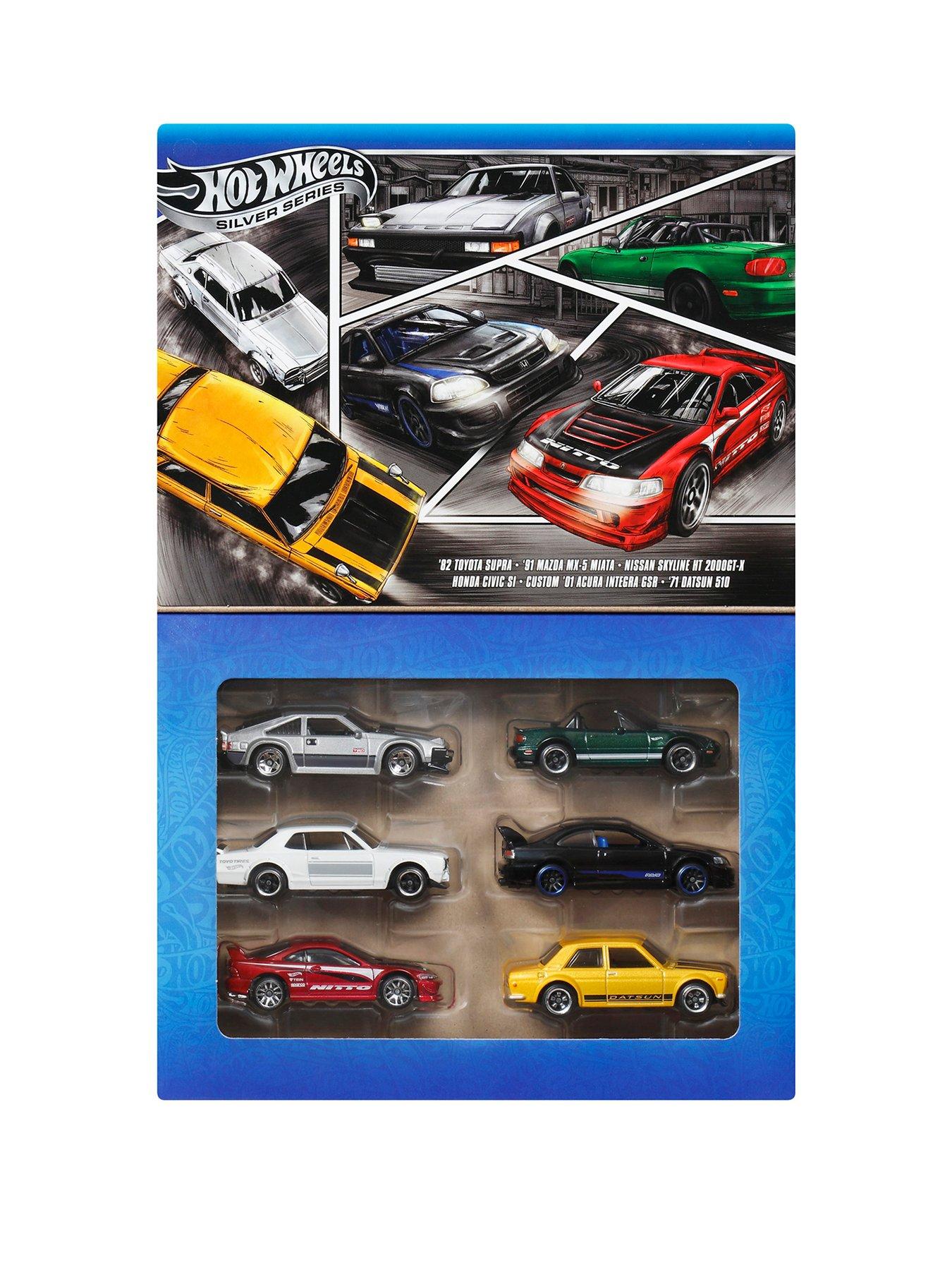 undefined Hot Wheels 1:64 Scale Die-Cast Toy Cars, Set of 6 Japanese Vehicles (Styles May Vary)