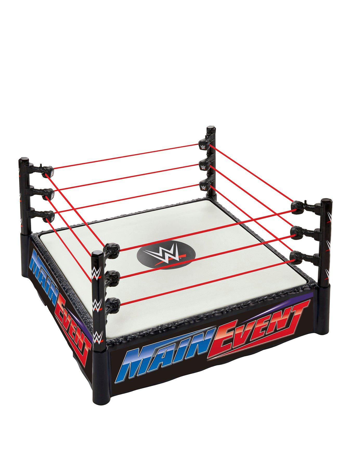 wwe-superstar-ring-with-labels-for-main-event-amp-raw-spring-loaded-with-elastic-ring-ropes