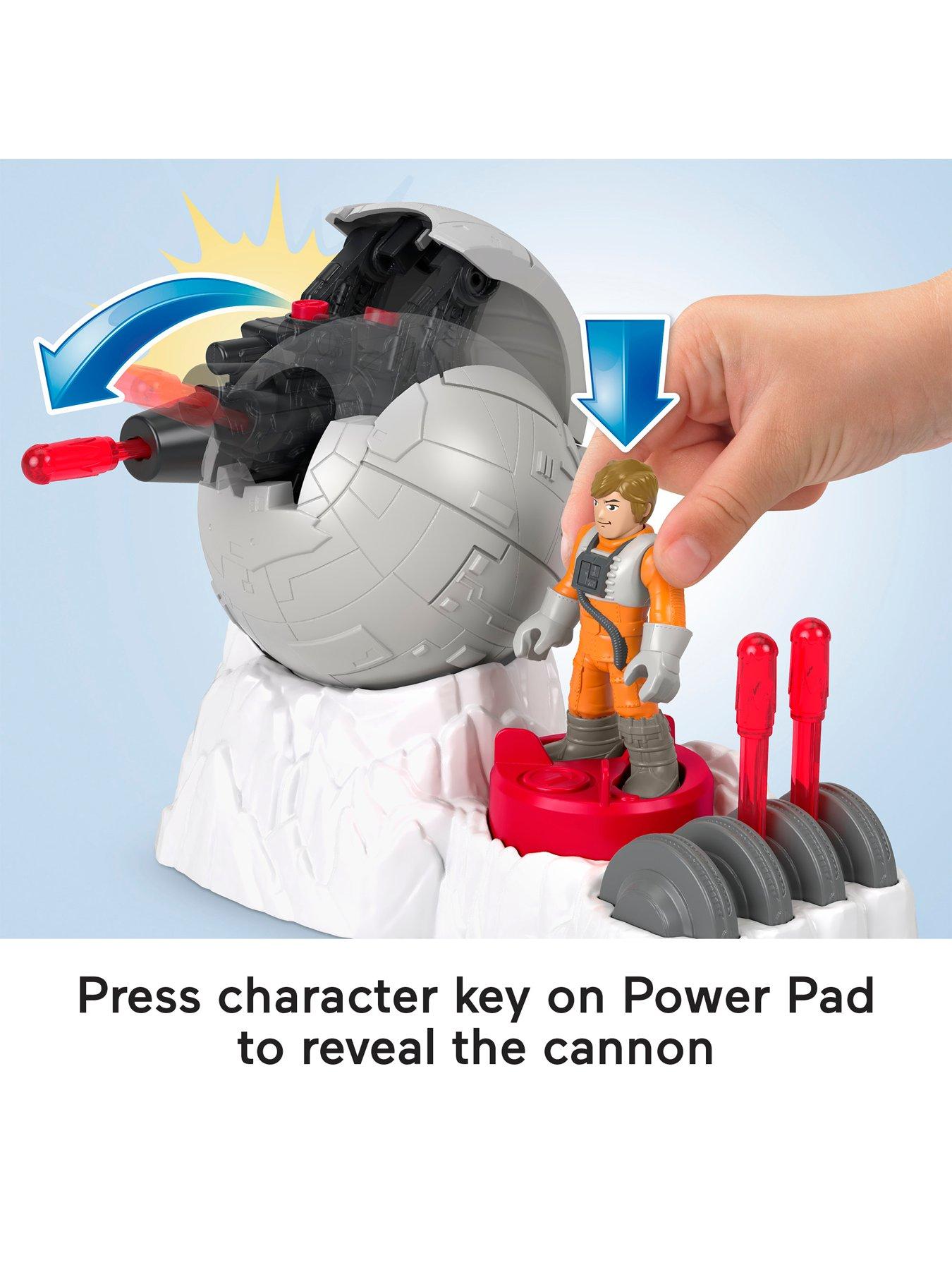 Image 3 of 7 of Imaginext Rebel Base Cannon Toy with Luke Skywalker Diecast Character Key, 5 Pieces