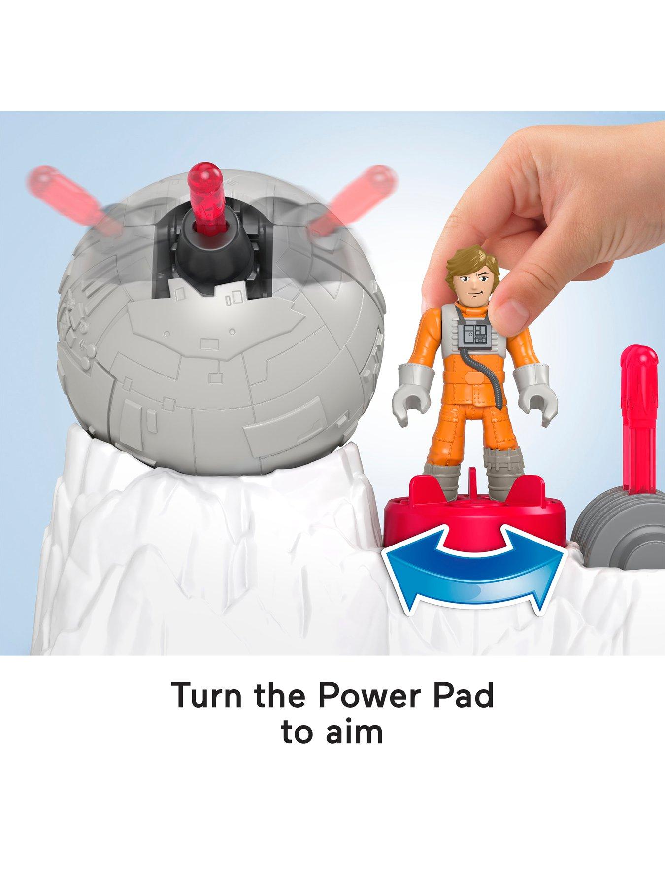 Image 4 of 7 of Imaginext Rebel Base Cannon Toy with Luke Skywalker Diecast Character Key, 5 Pieces