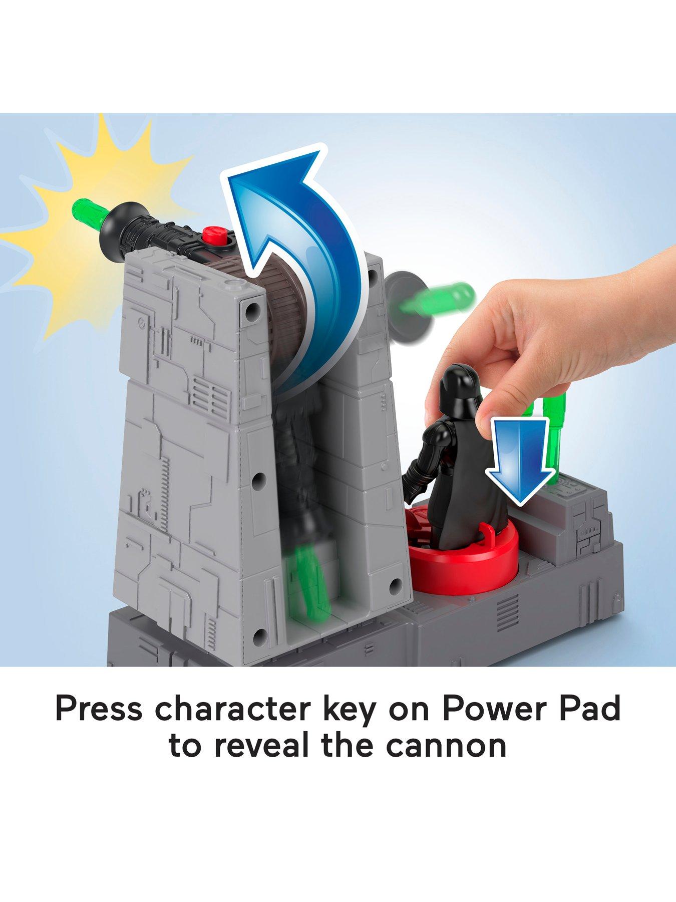 Image 3 of 7 of Imaginext STAR WARS Death Star Turret Toy Cannon with Darth Vader Diecast Character Key