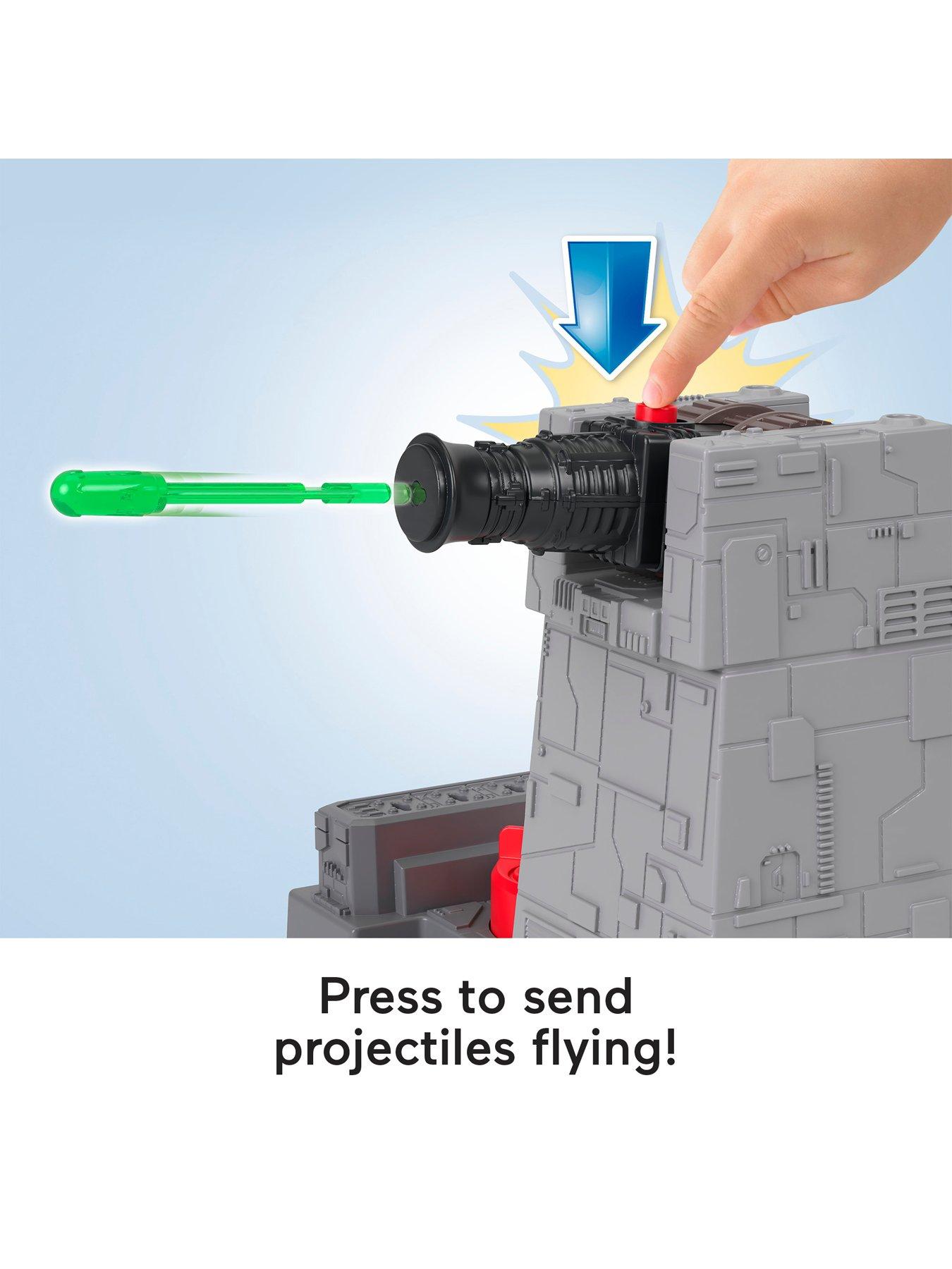 Image 5 of 7 of Imaginext STAR WARS Death Star Turret Toy Cannon with Darth Vader Diecast Character Key