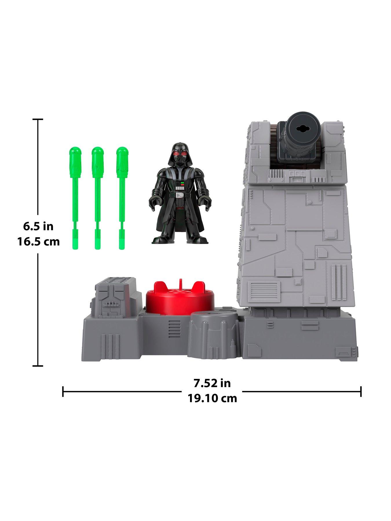 Image 7 of 7 of Imaginext STAR WARS Death Star Turret Toy Cannon with Darth Vader Diecast Character Key