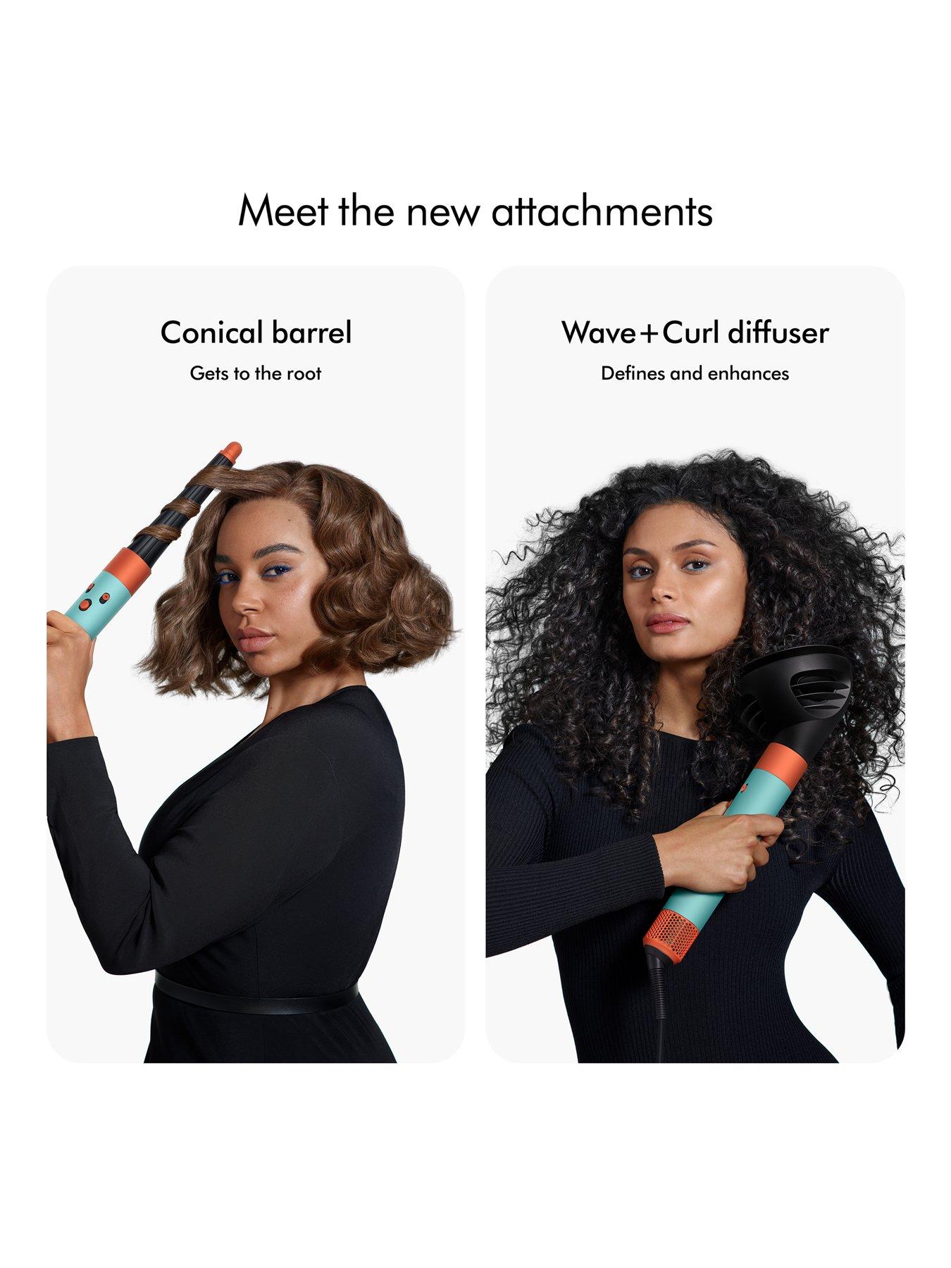Image 6 of 7 of Dyson Airwrap ID&trade; Multi-styler and Dryer for Curly &amp; Coily Hair - Ceramic Patina/Topaz