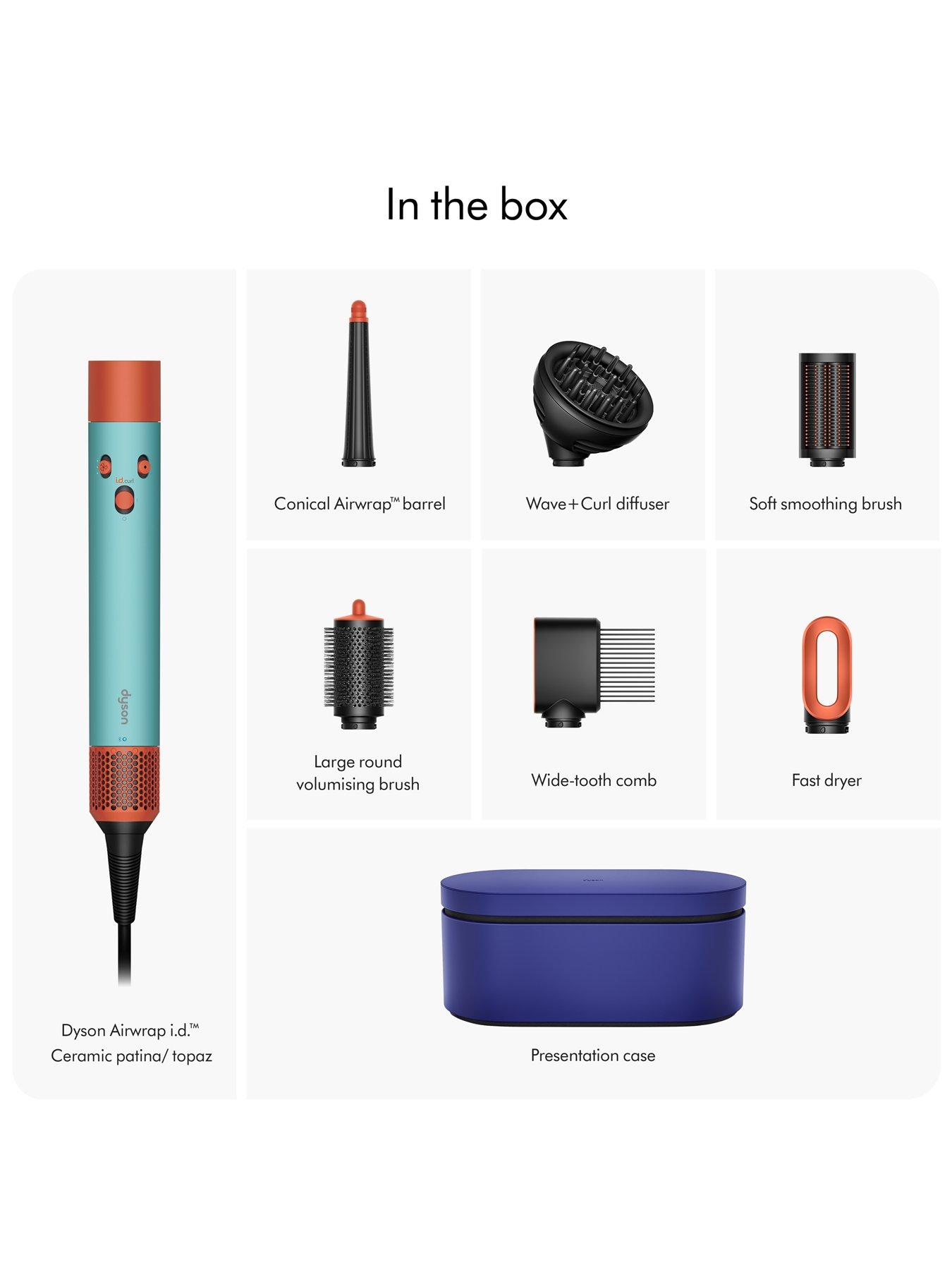 Image 7 of 7 of Dyson Airwrap ID&trade; Multi-styler and Dryer for Curly &amp; Coily Hair - Ceramic Patina/Topaz