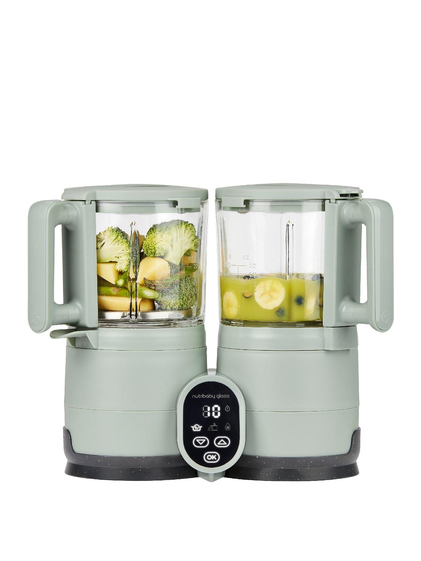 Image 2 of 8 of Babymoov Nutribaby Glass 4 in 1 Baby Food Processor/Blender/Steamer