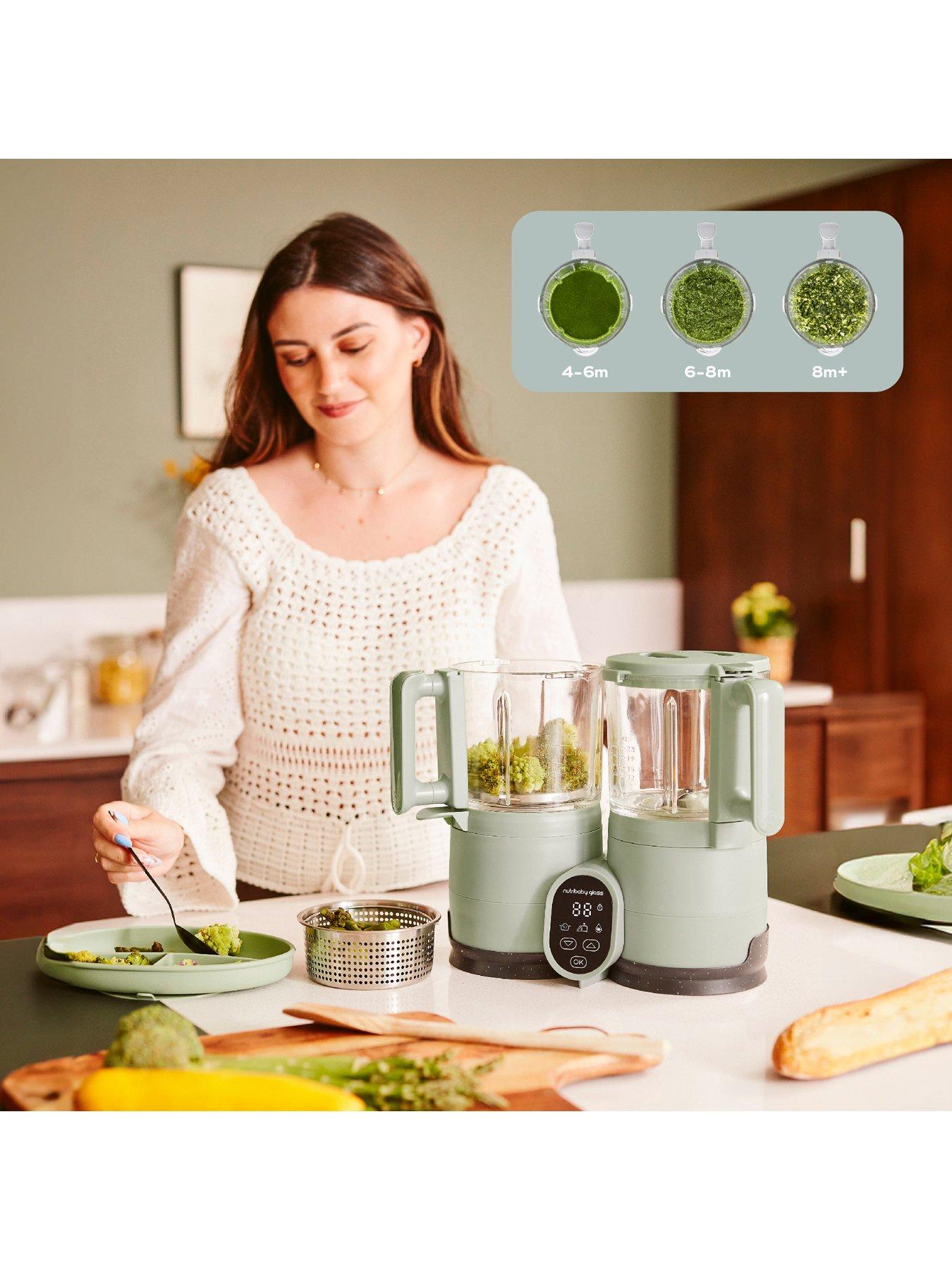 Image 5 of 8 of Babymoov Nutribaby Glass 4 in 1 Baby Food Processor/Blender/Steamer