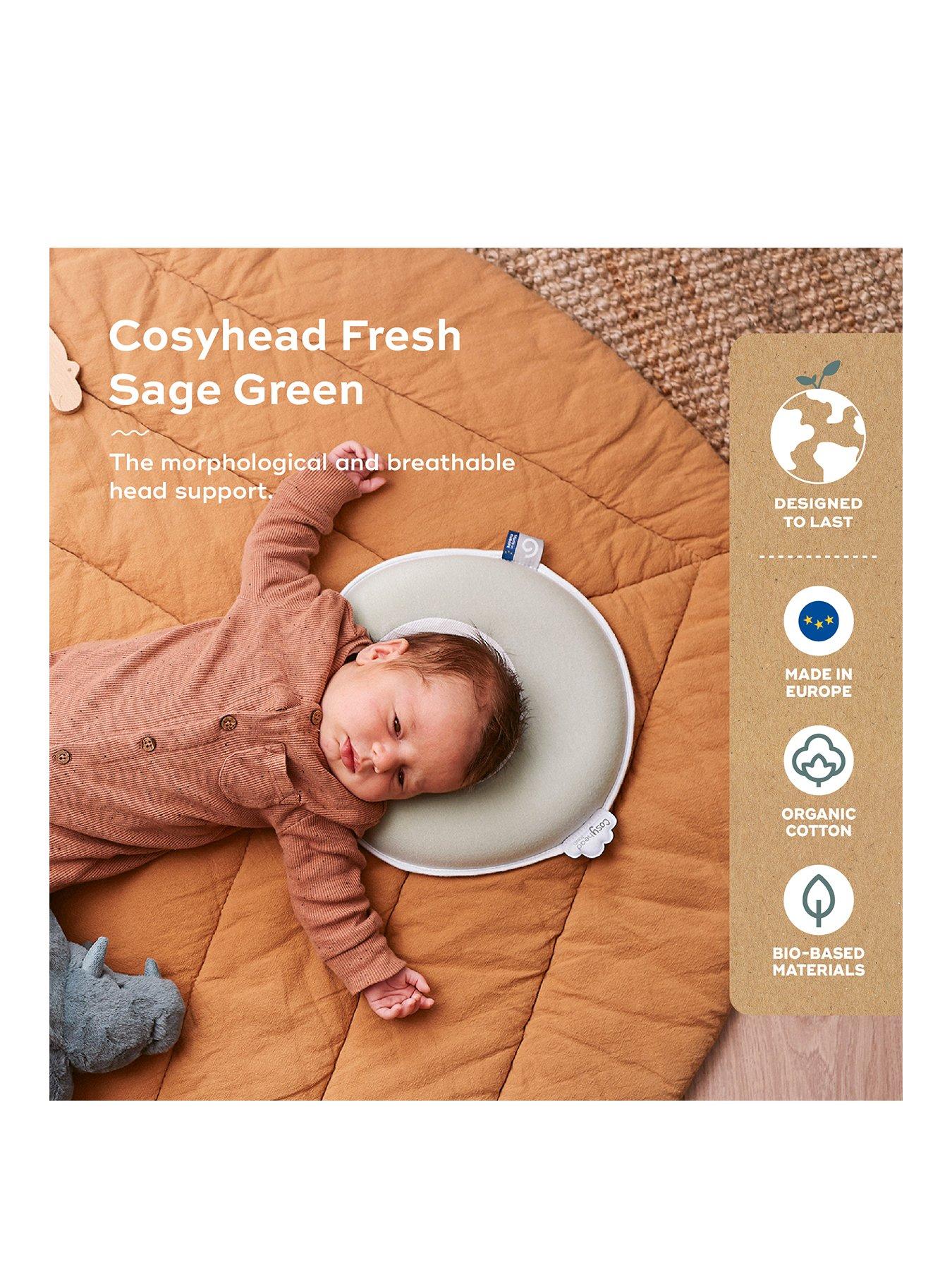 babymoov-cosyhead-fresh-flat-head-newborn-baby-support-pillow--sagestillFront