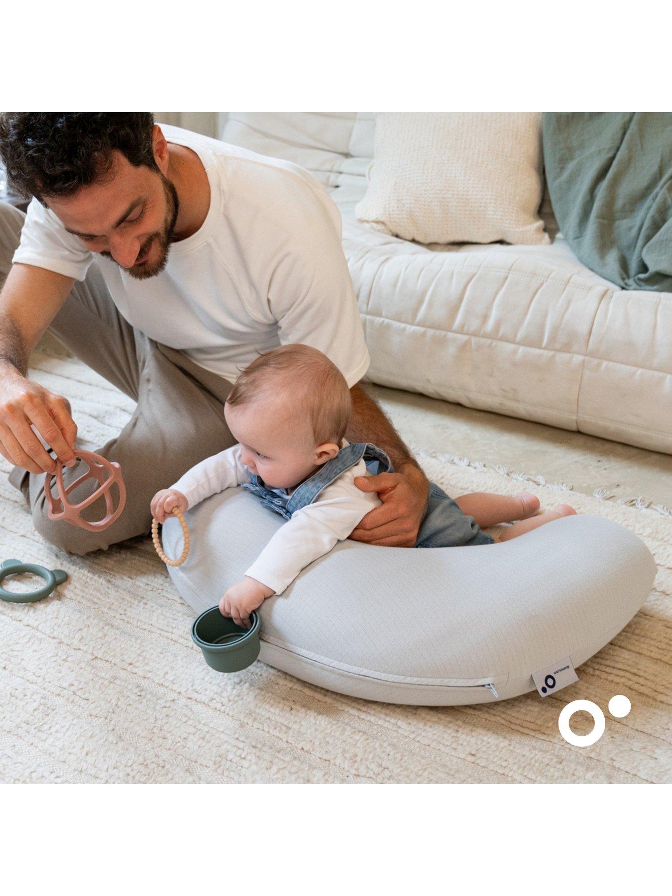 Image 5 of 5 of Babymoov Twisty 2 in 1 Pregnancy/Maternity &amp; Feeding/Nursing Pillow - Pearl Grey