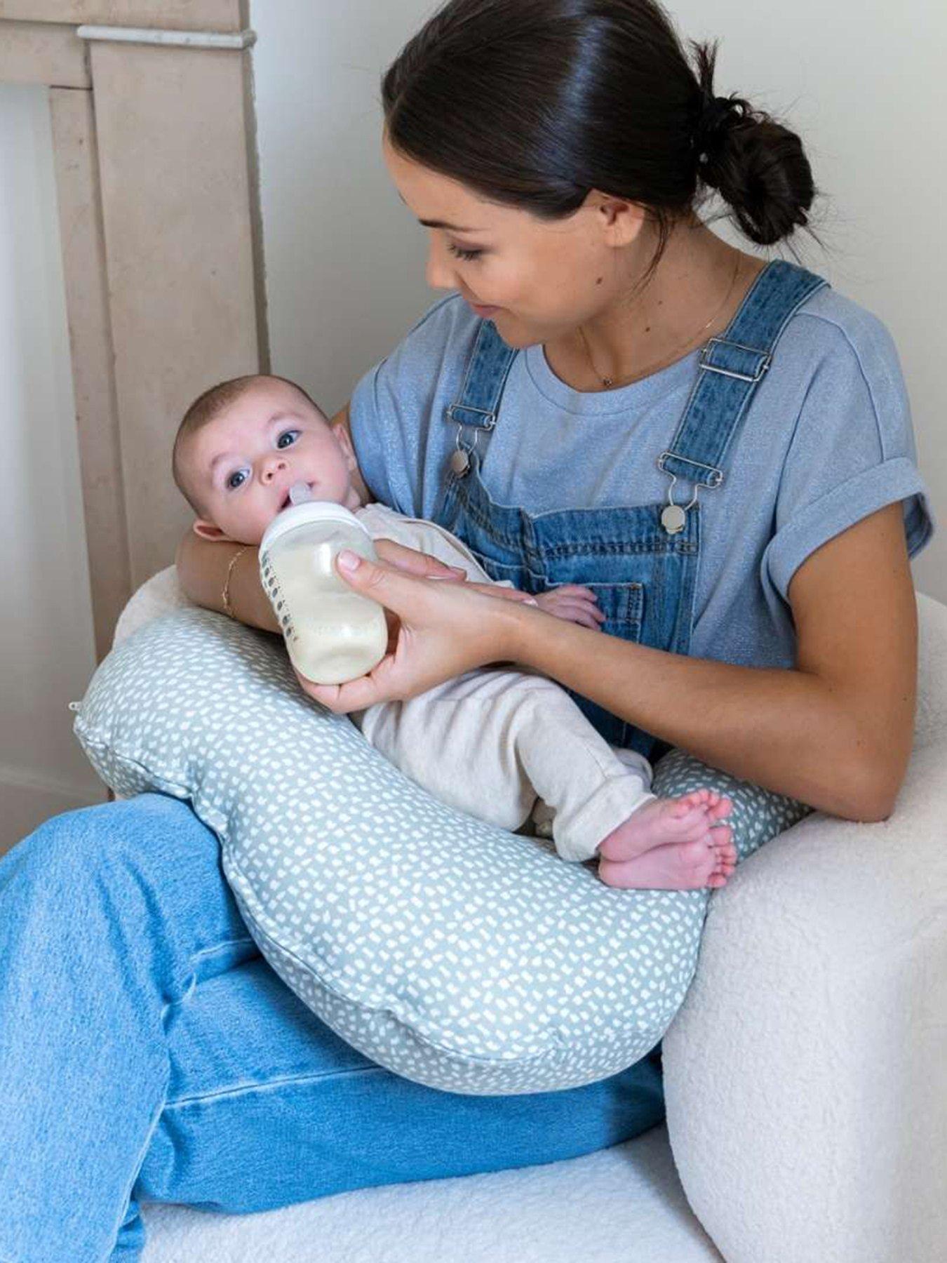 Image 1 of 7 of Babymoov Doomoo Softy Feeding &amp; Nursing Pillow - Khaki