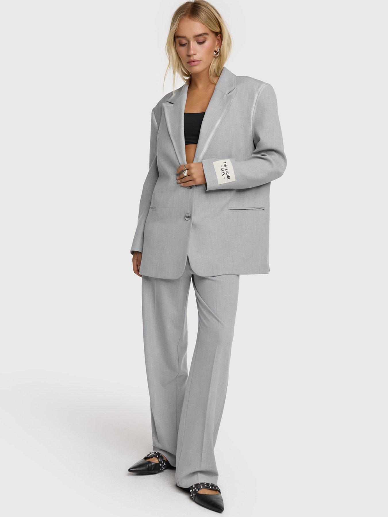 Image of Alix the Label Foil Stripe Blazer