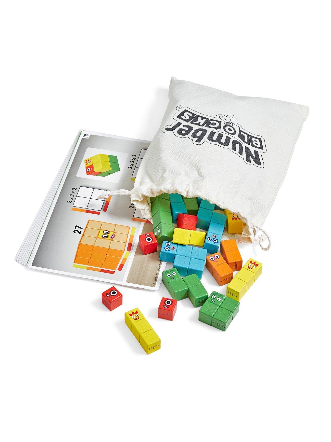 Image 2 of 7 of LEARNING RESOURCES Numberblocks Wooden Building Blocks Activity Set