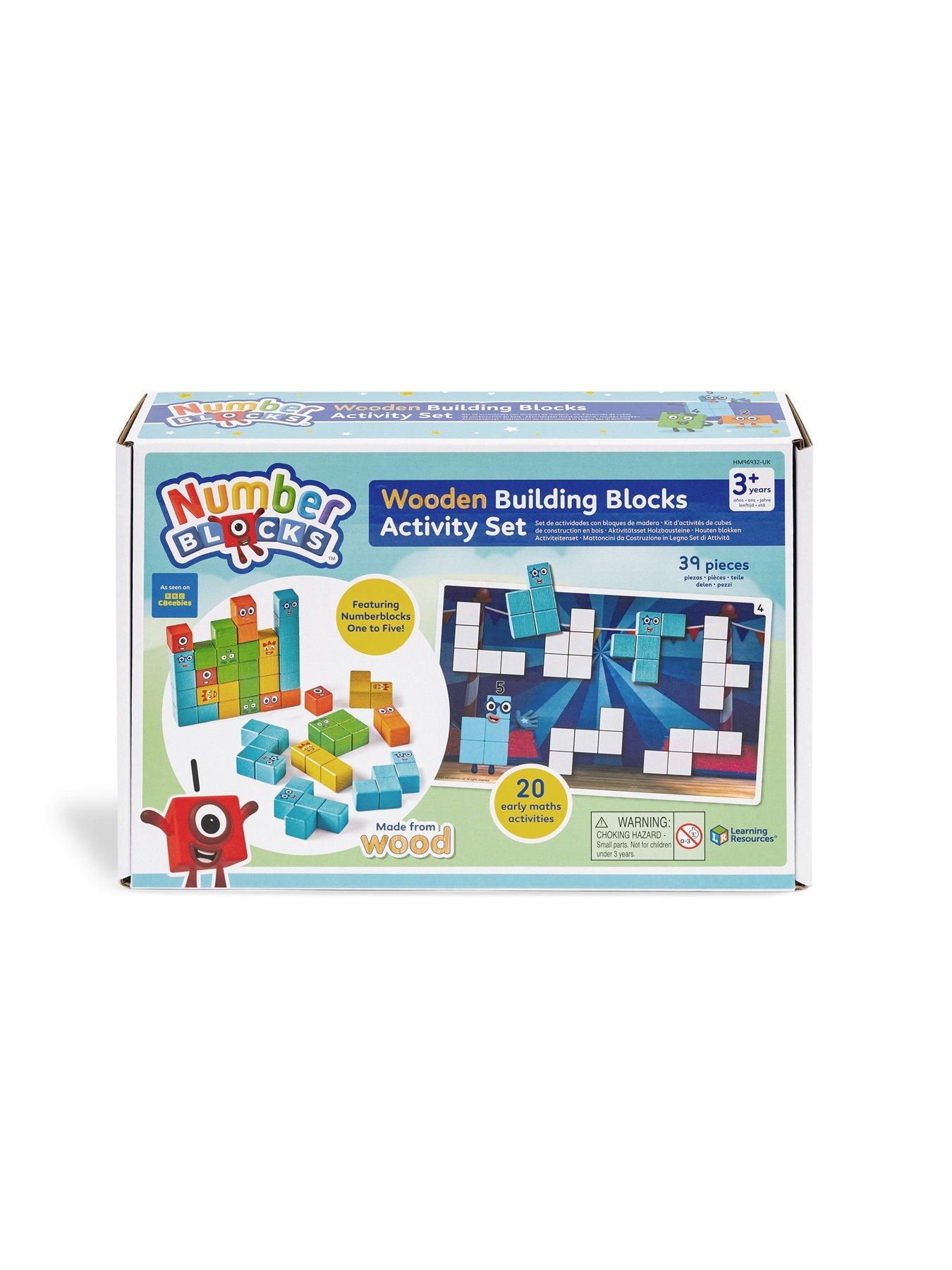 Image 4 of 7 of LEARNING RESOURCES Numberblocks Wooden Building Blocks Activity Set
