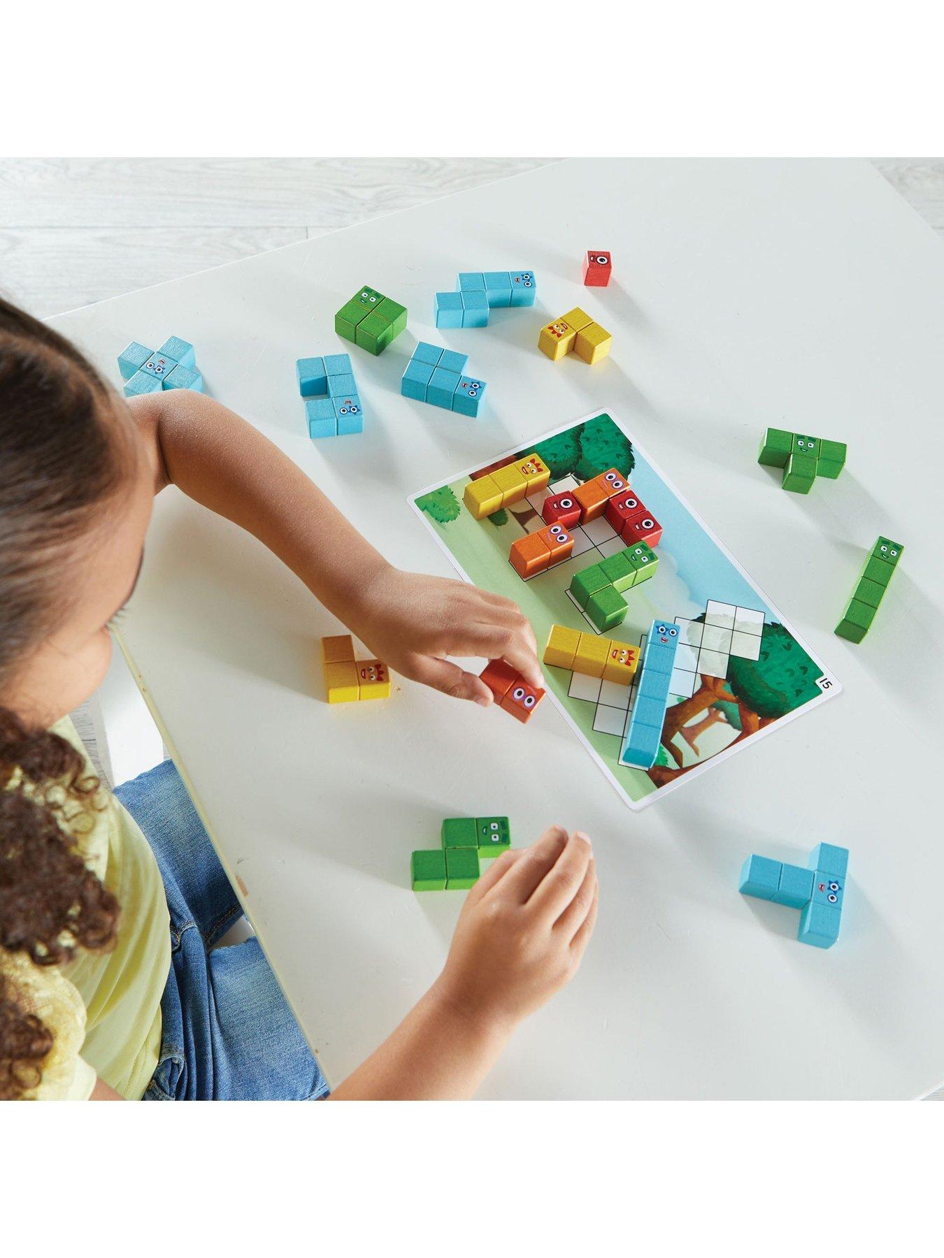 Image 5 of 7 of LEARNING RESOURCES Numberblocks Wooden Building Blocks Activity Set