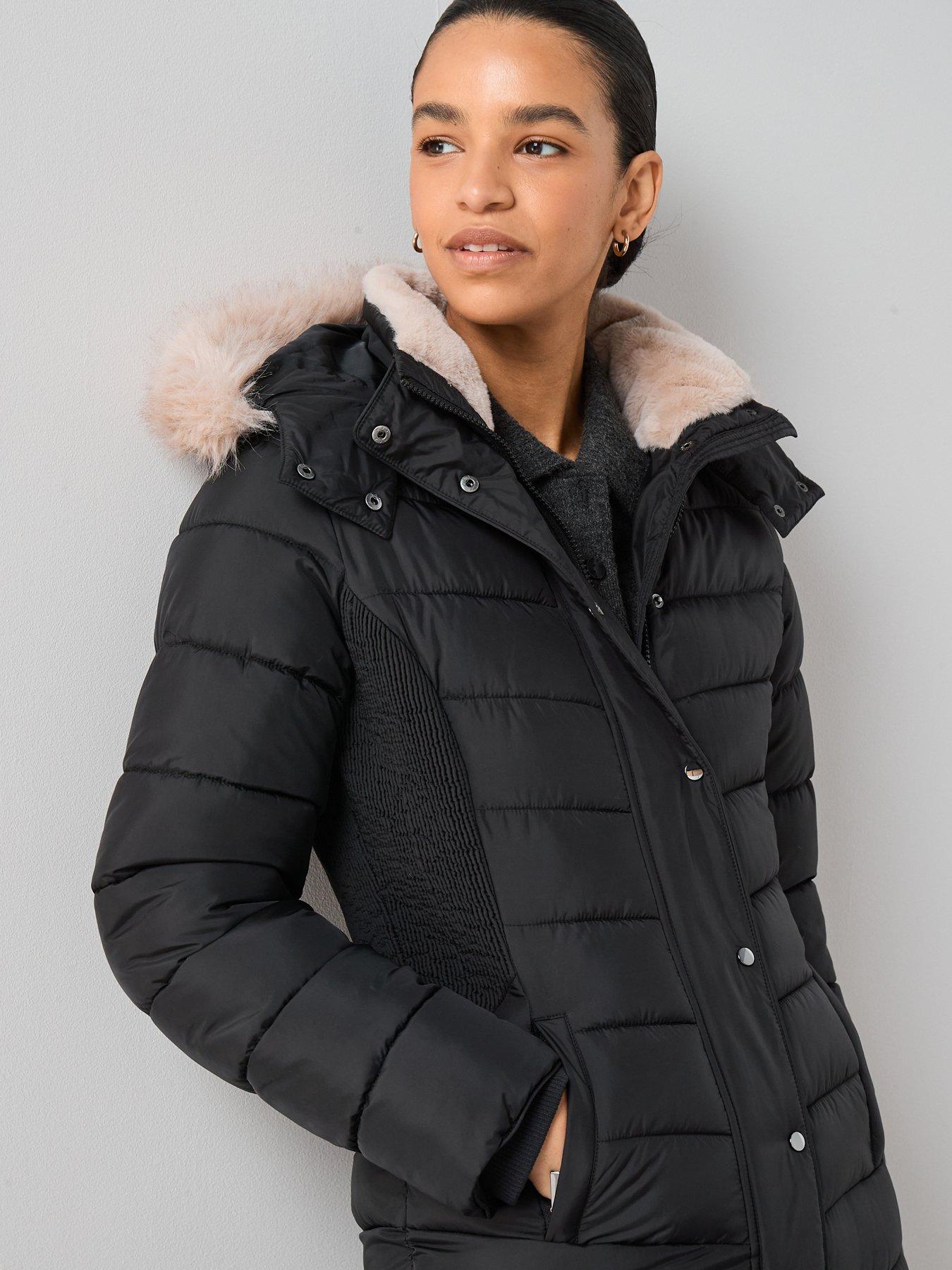 the-very-collection-waist-detail-padded-coat-blackoutfit