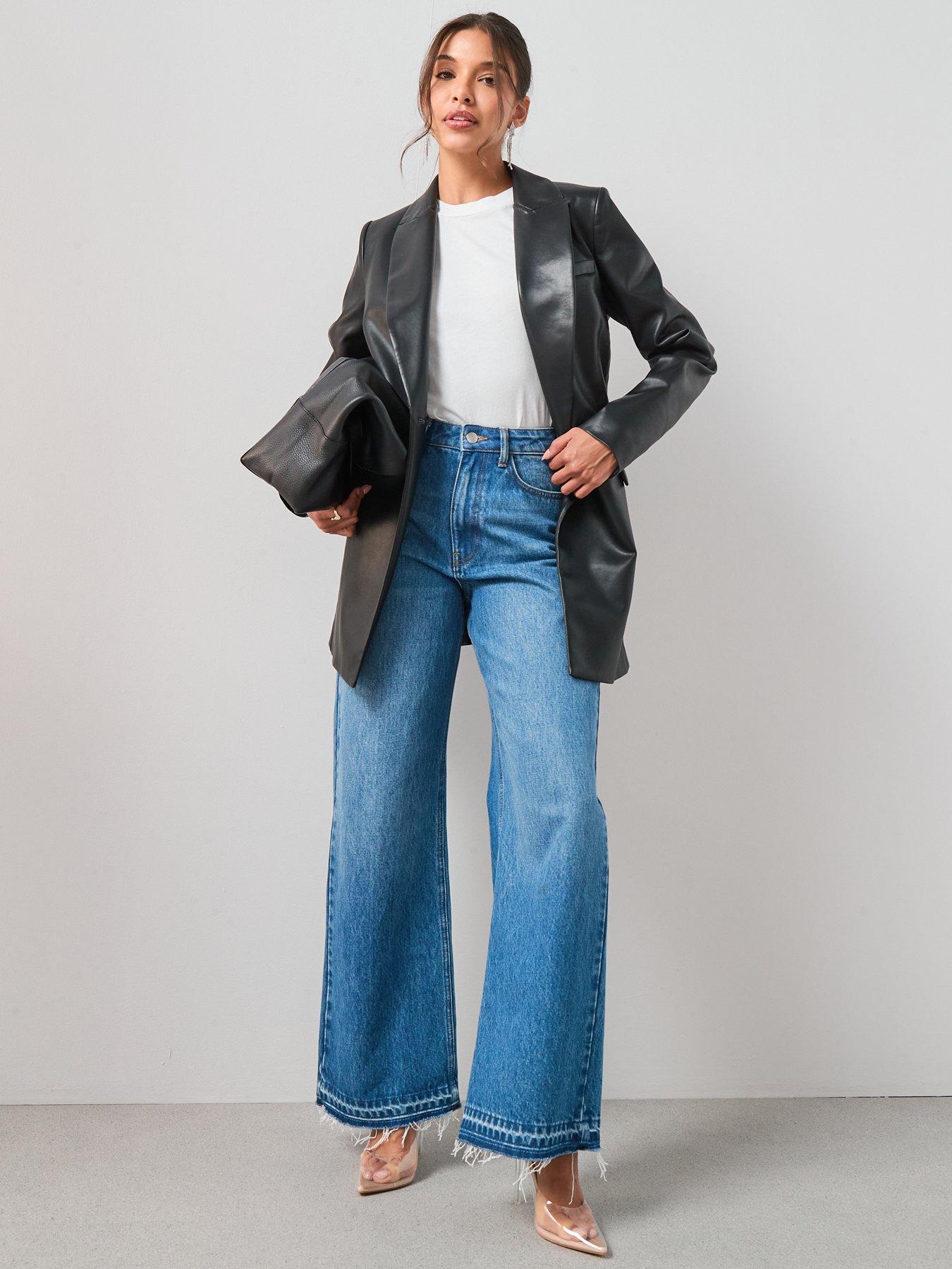 the-very-collection-faux-leather-blazer-blackoutfit