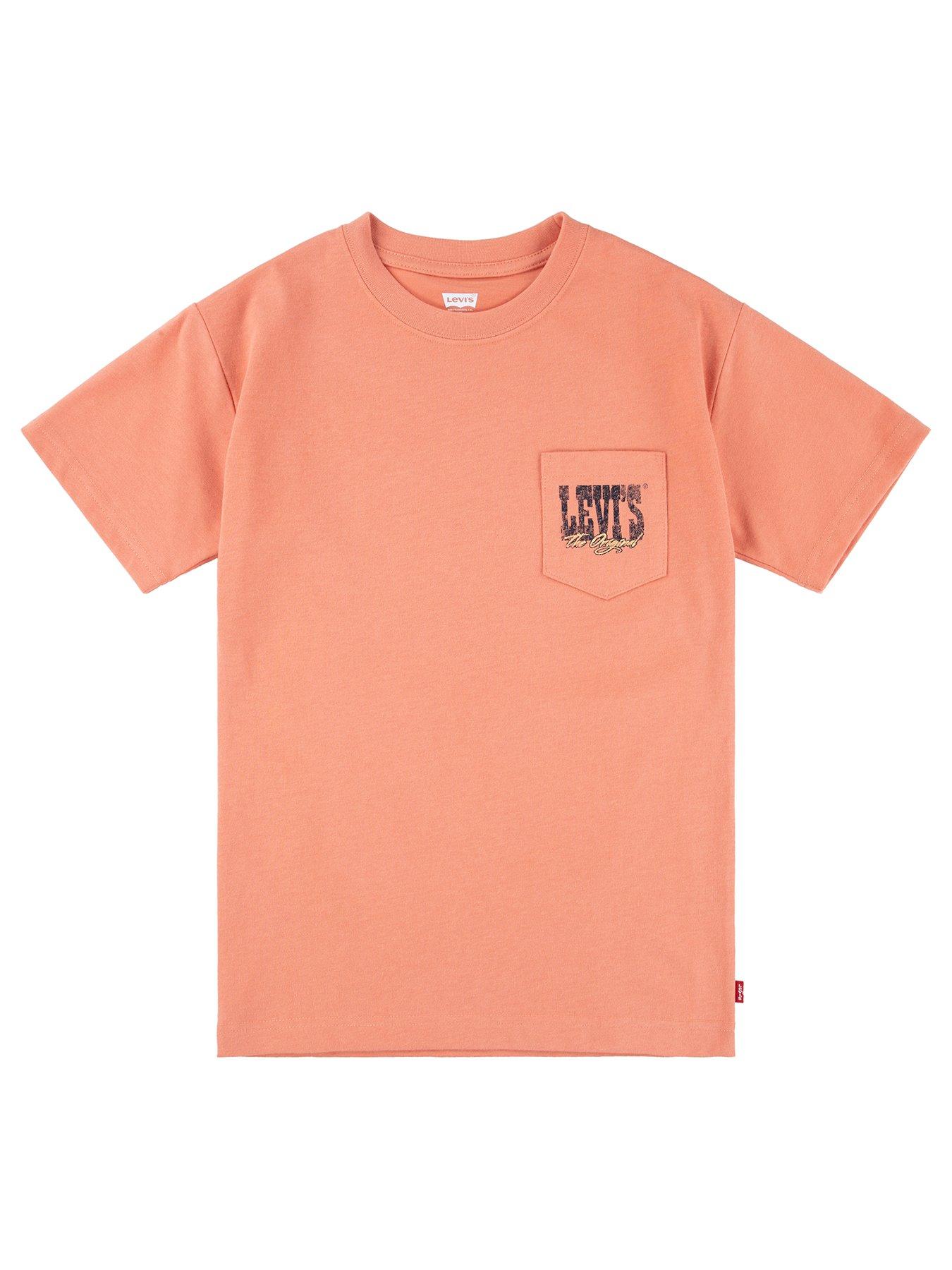undefined Boys Canyon Landscape Short Sleeve T-Shirt - Orange