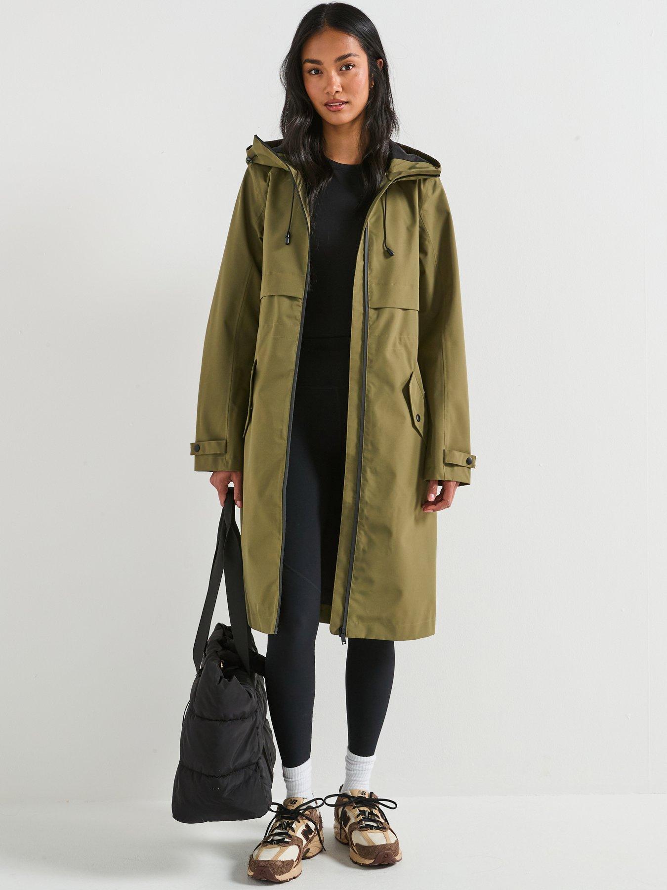 V by Very Waterproof Coat - Khaki
