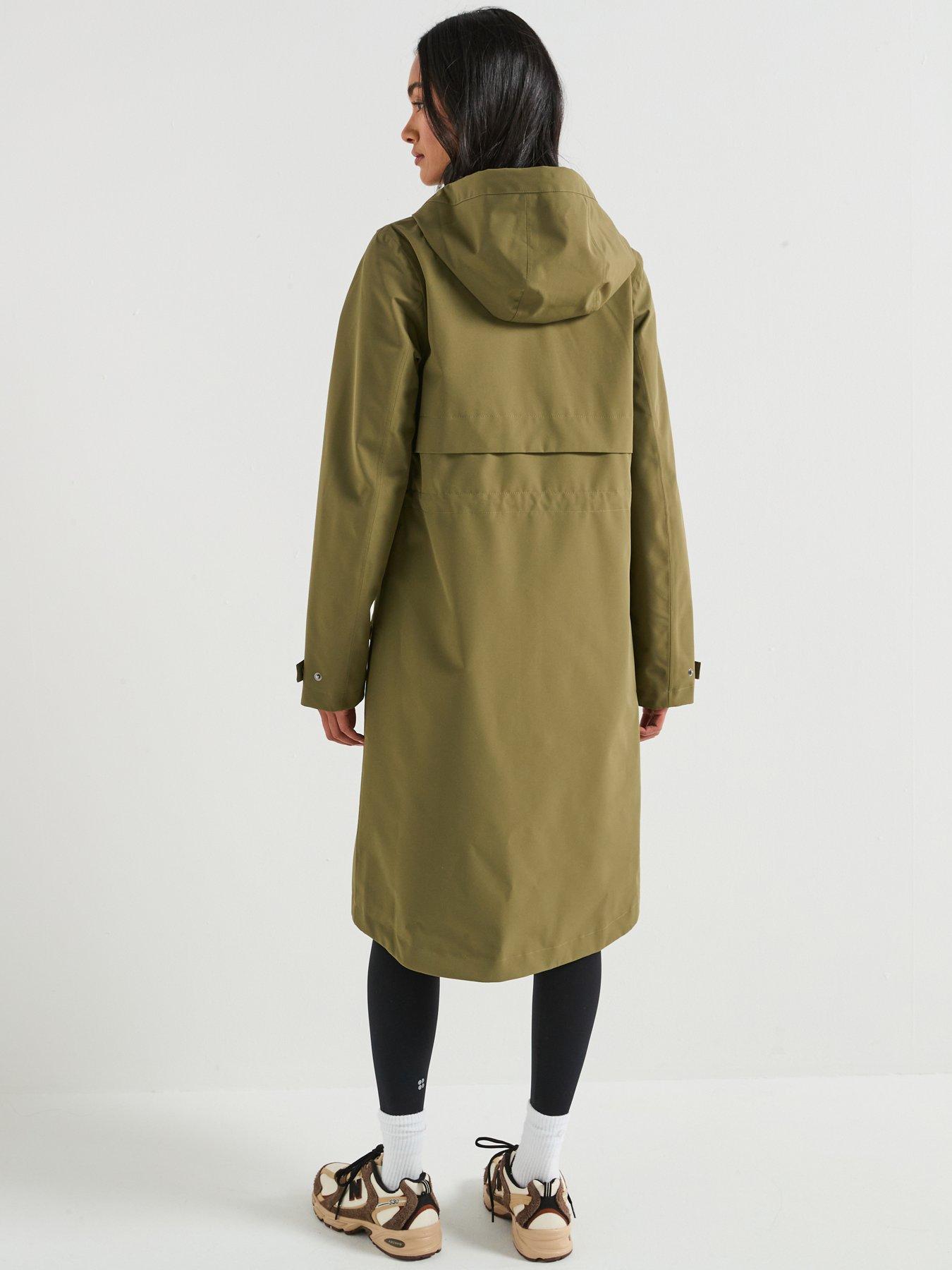 Image 2 of 6 of The Very Collection Waterproof Coat - Khaki