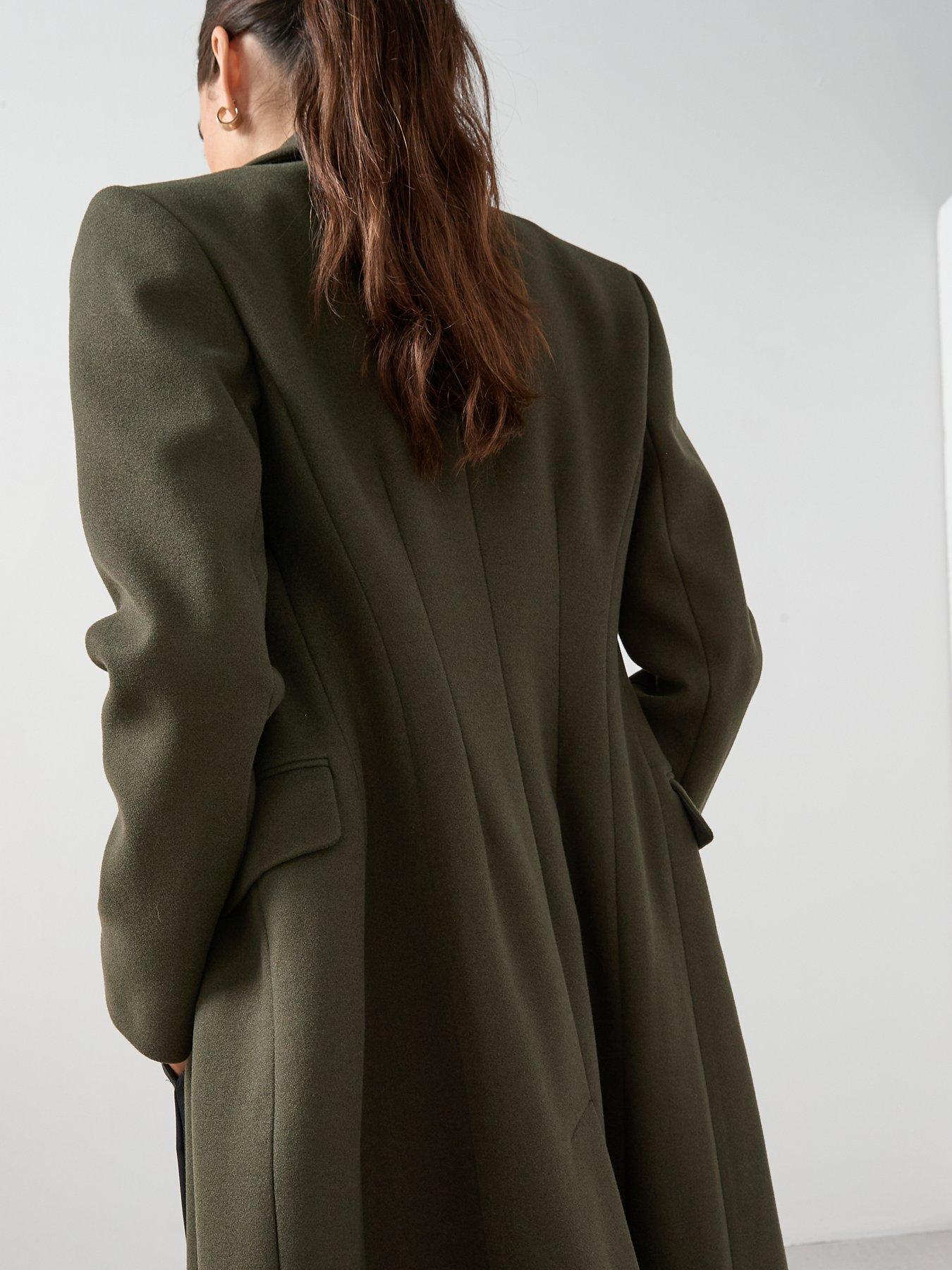 the-very-collection-waist-detail-double-breasted-coat-khakioutfit