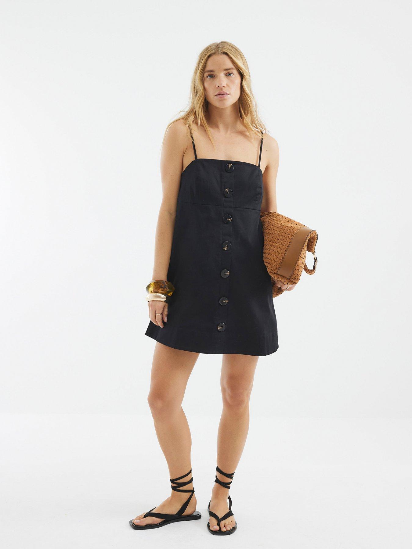river-island-button-shift-mini-dress-blackback